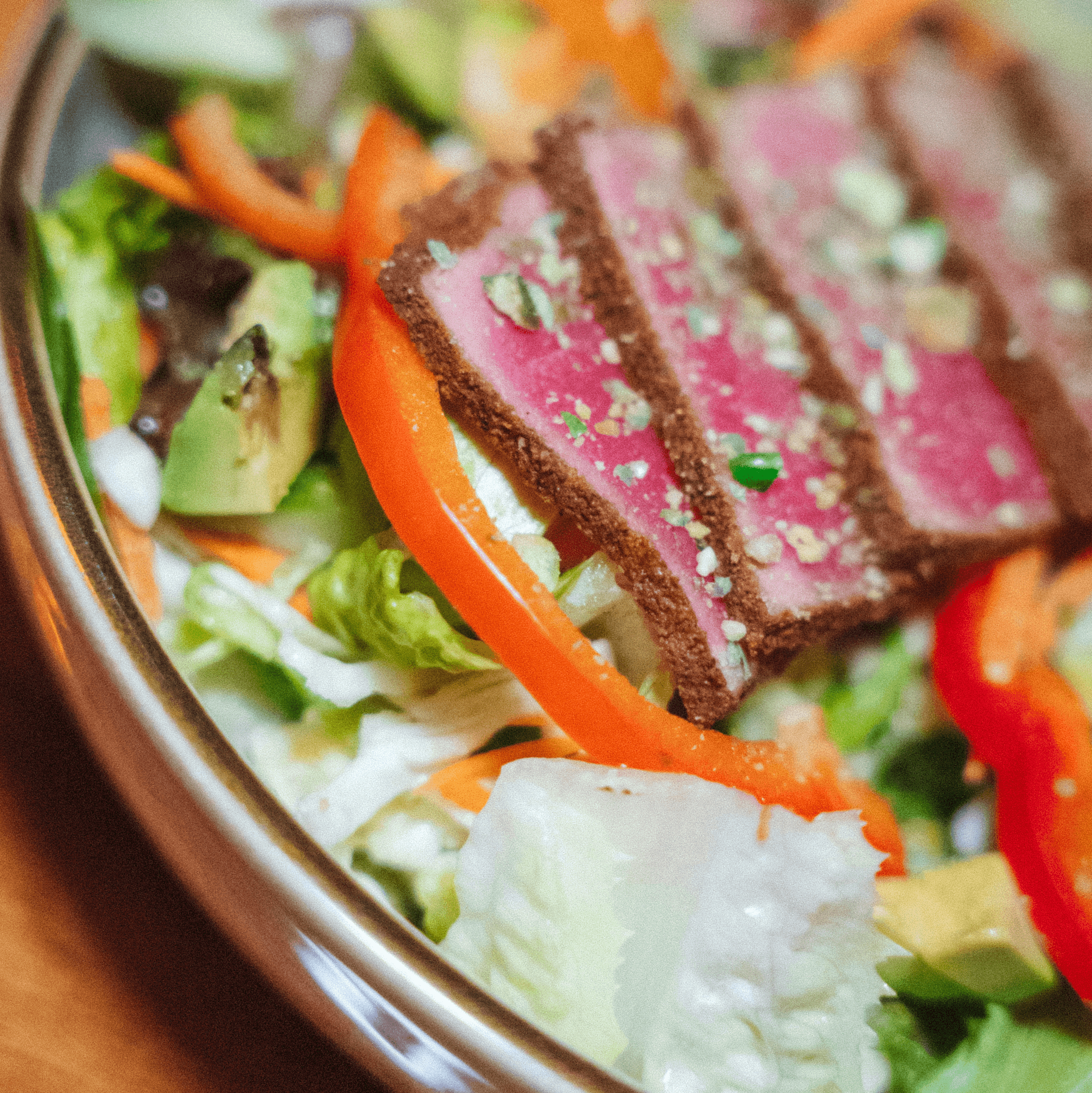 Blackened Ahi Salad.