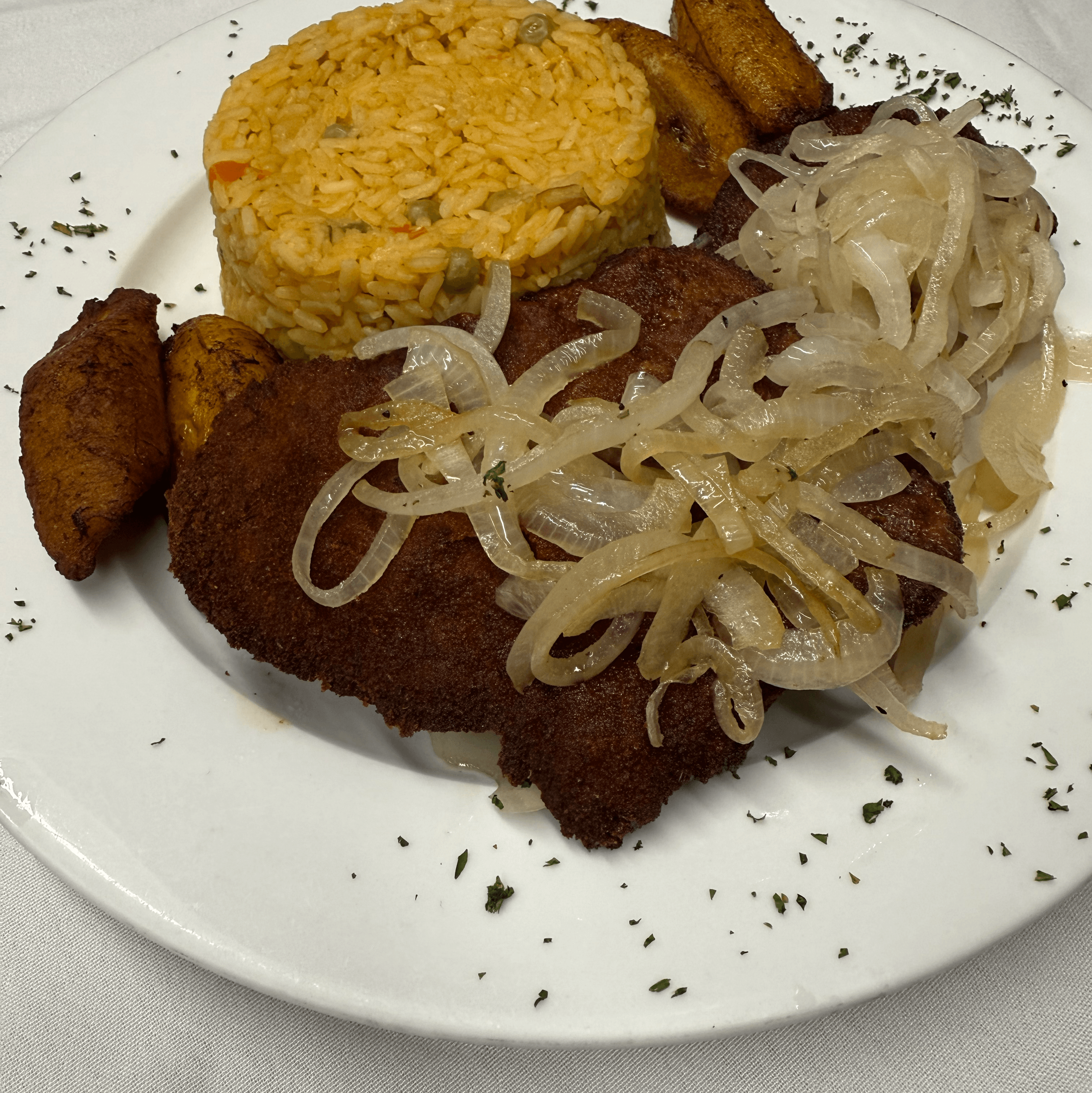 Pork Tenderloin Milanese.