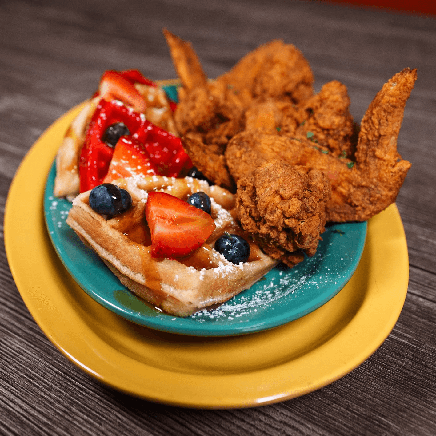 Chicken & Waffles.