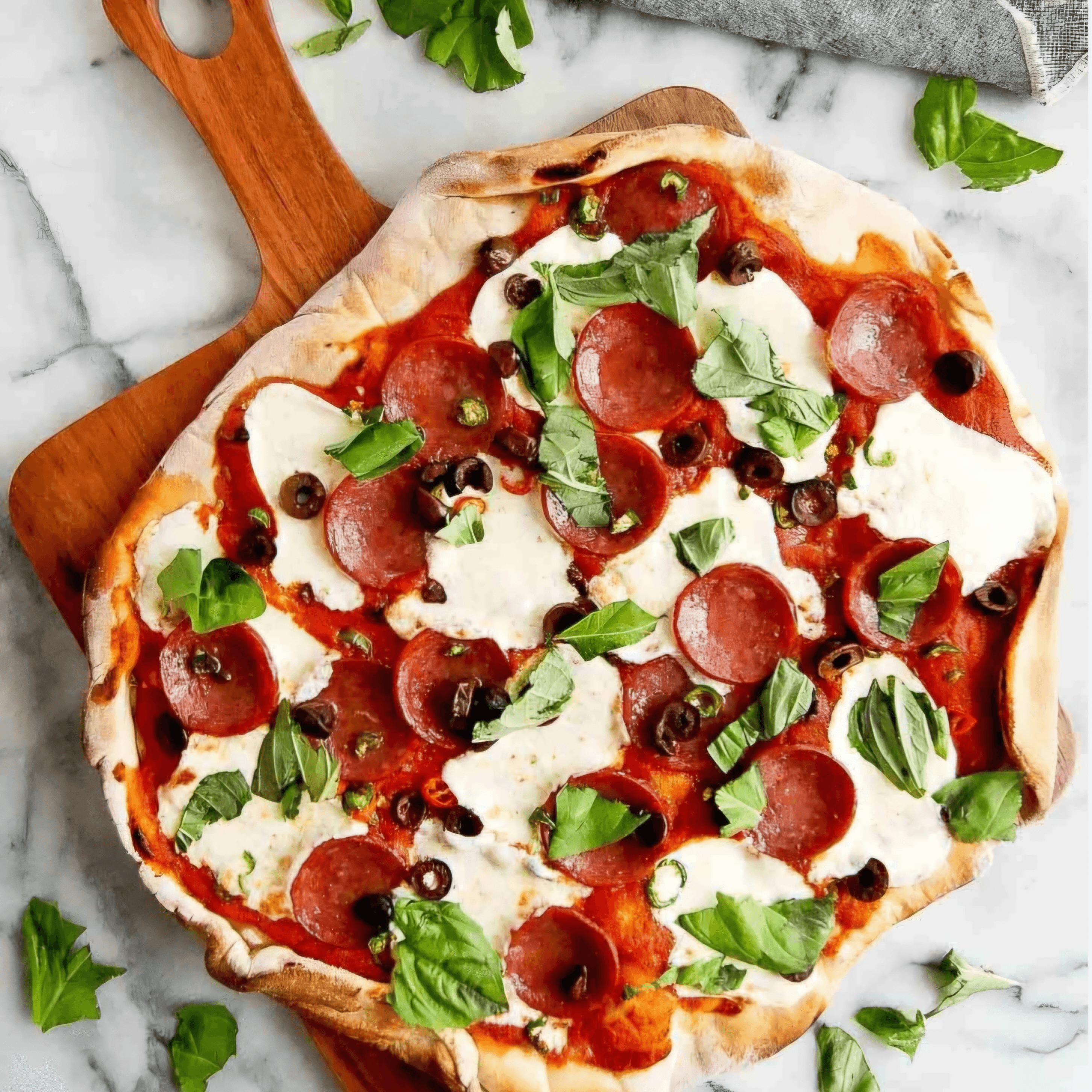 Diavolo Gluten Free Cauliflower Pizza.