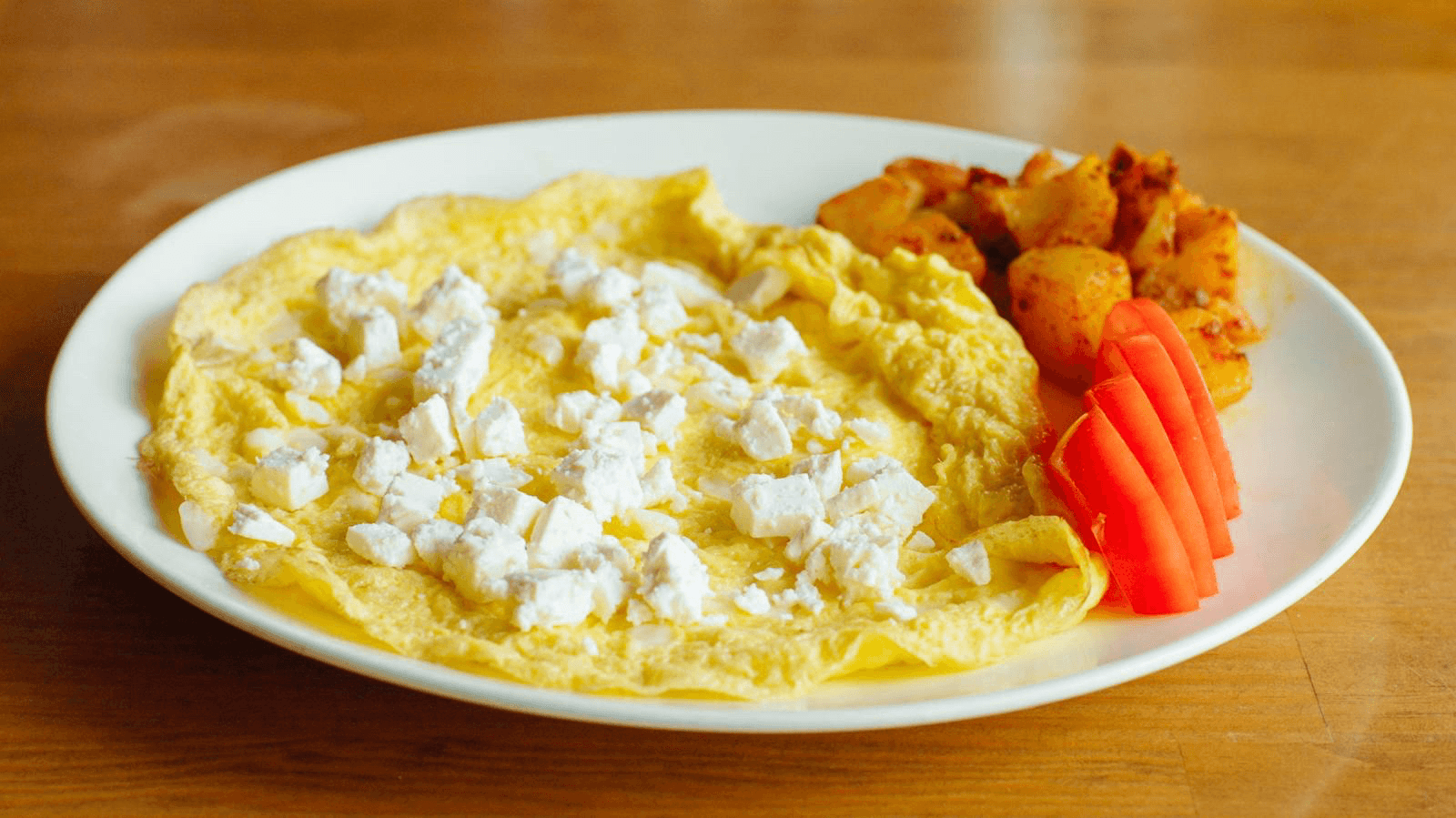 Feta Cheese Omelet.