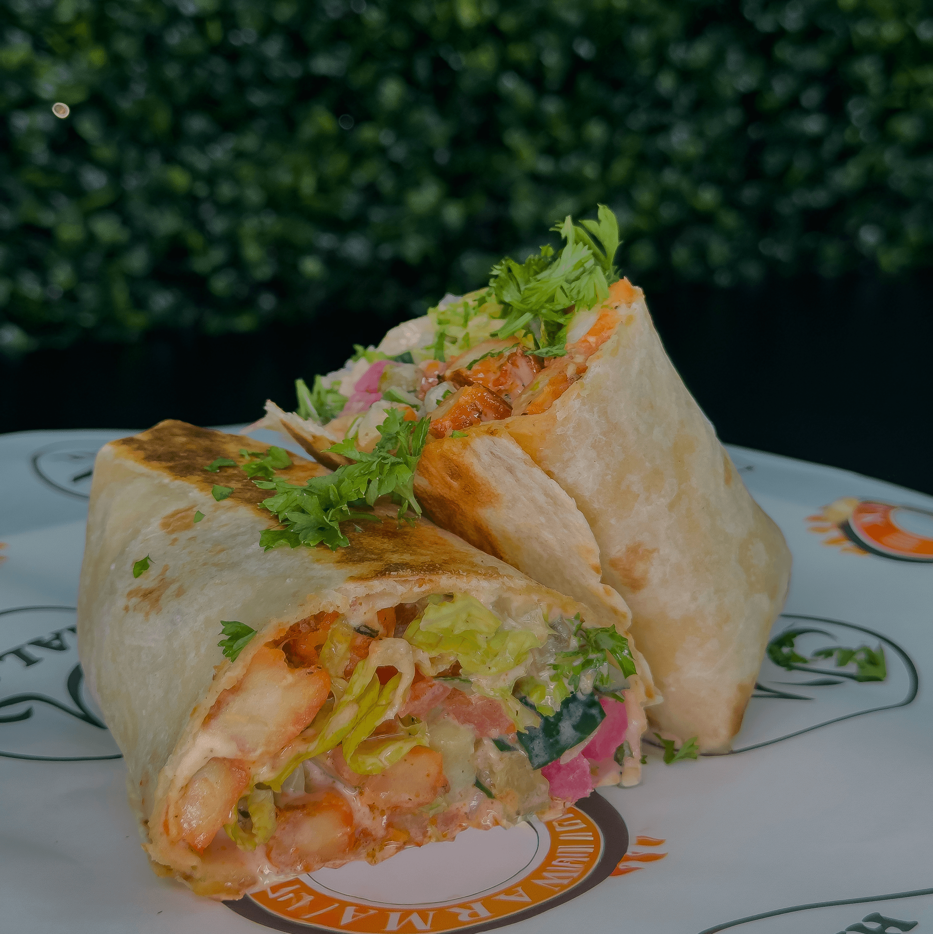 Grilled Shrimp Wrap.