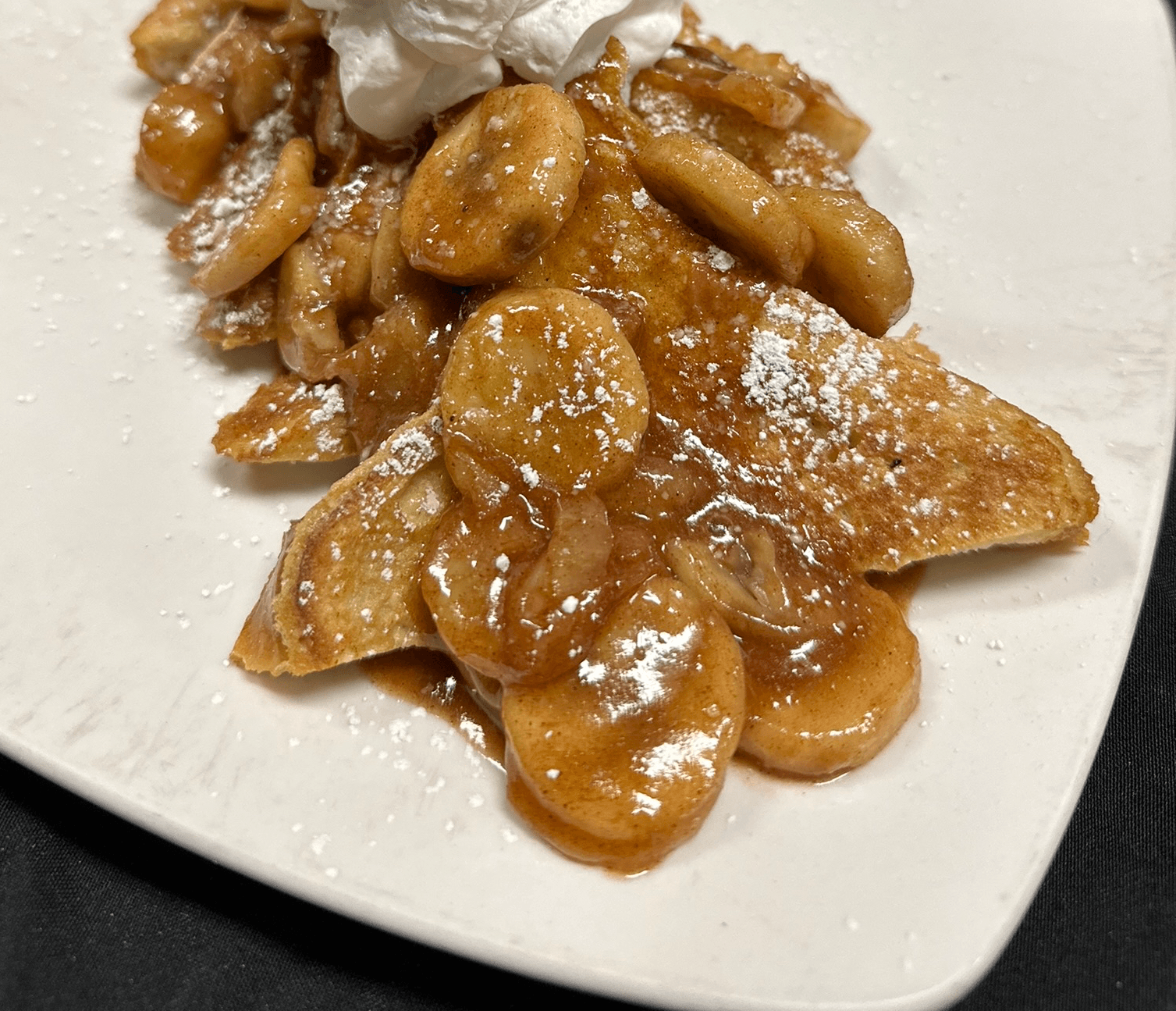 Bananas Foster French Toast.