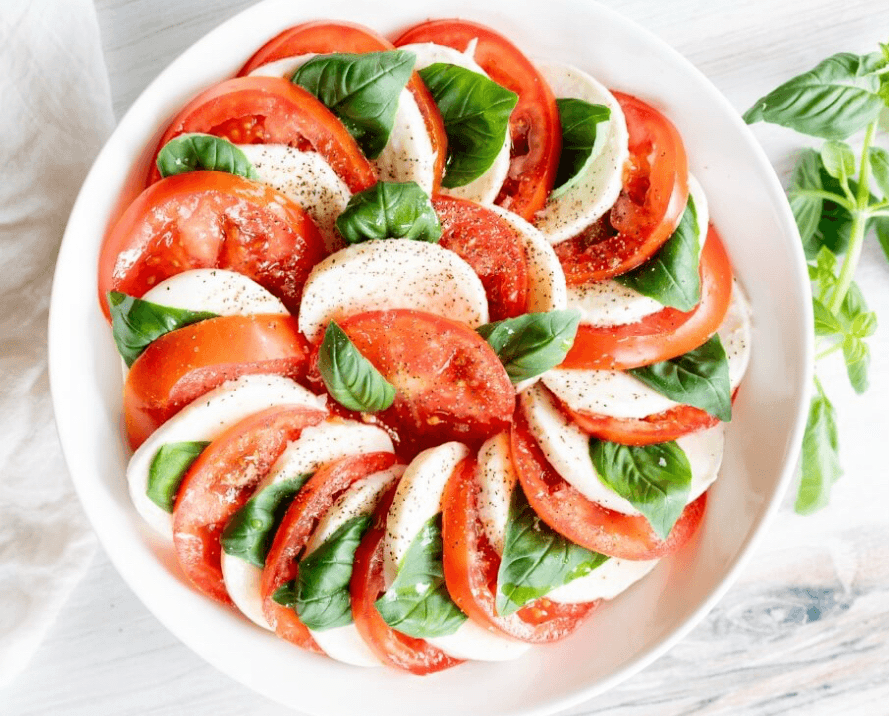 Caprese salad.