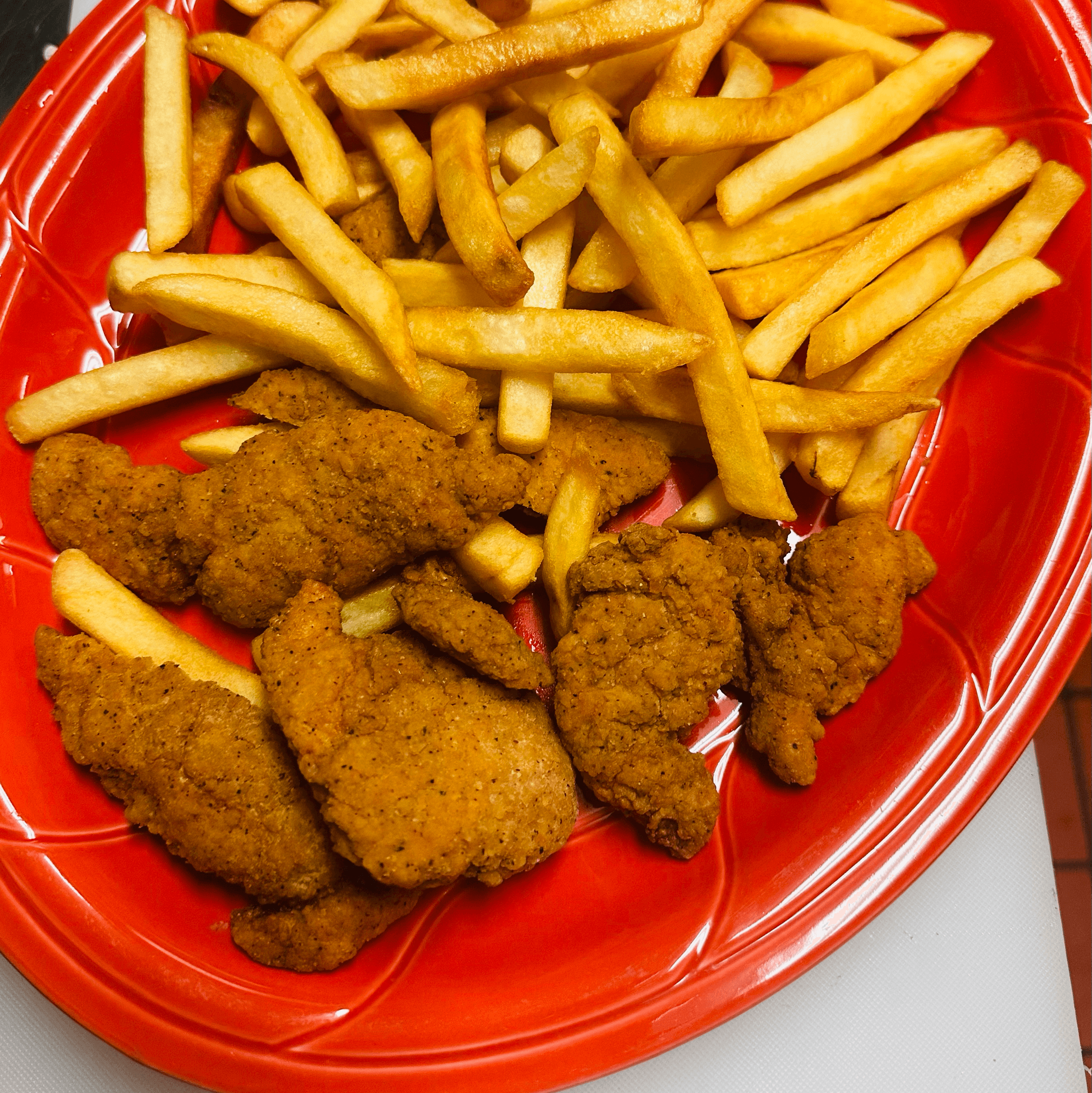 Chicken Strips & Fries.