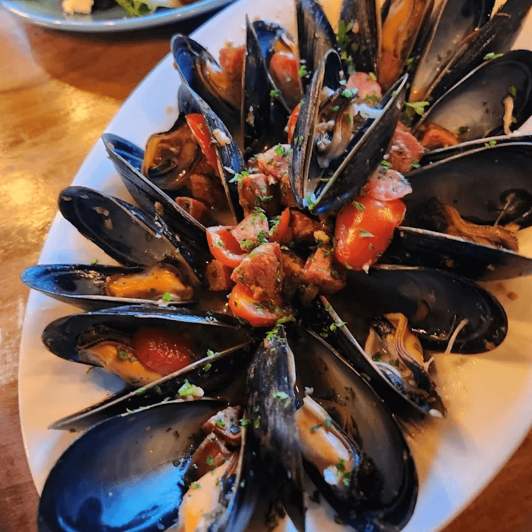 Mussels Al Forno.