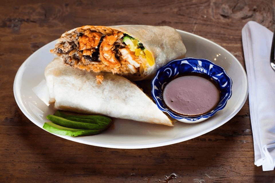 Shrimp Burrito.