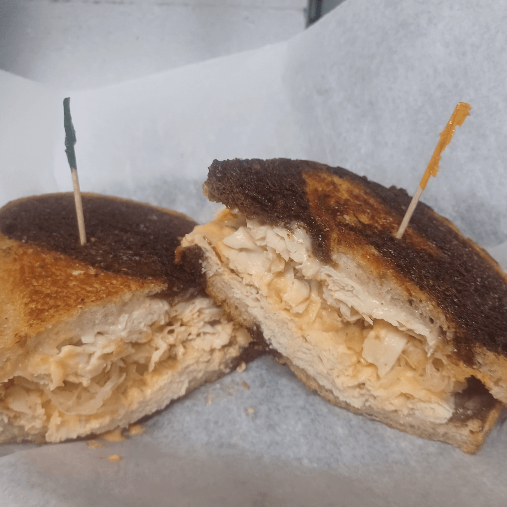 Turkey Reuben Sandwich.