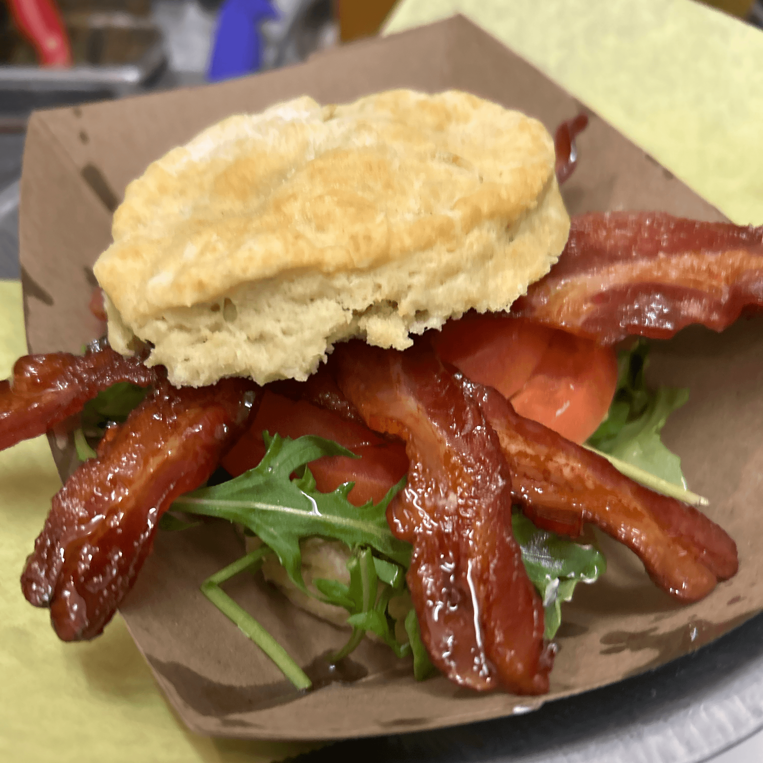 XTRA BLT biscuit.