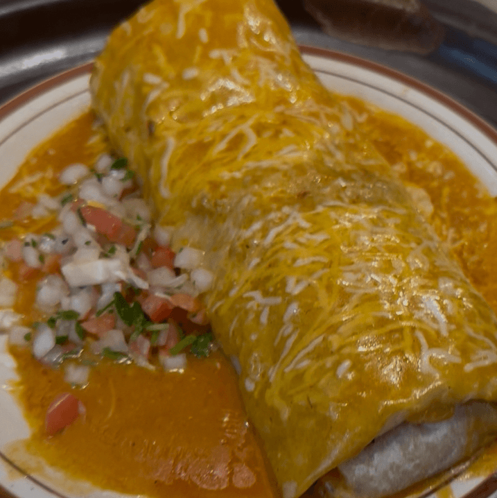 Burrito Grande Smothered.