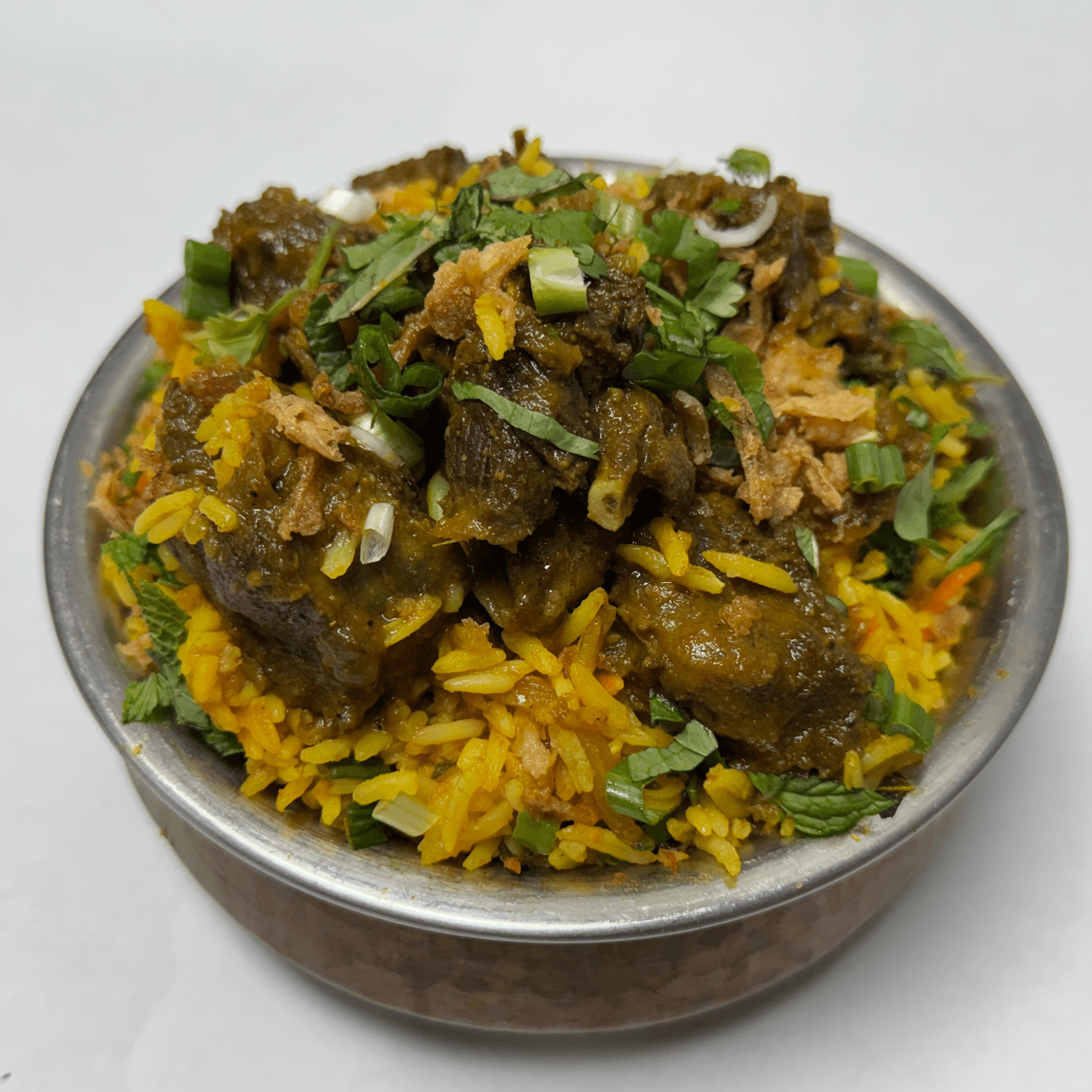 Goat Biryani.