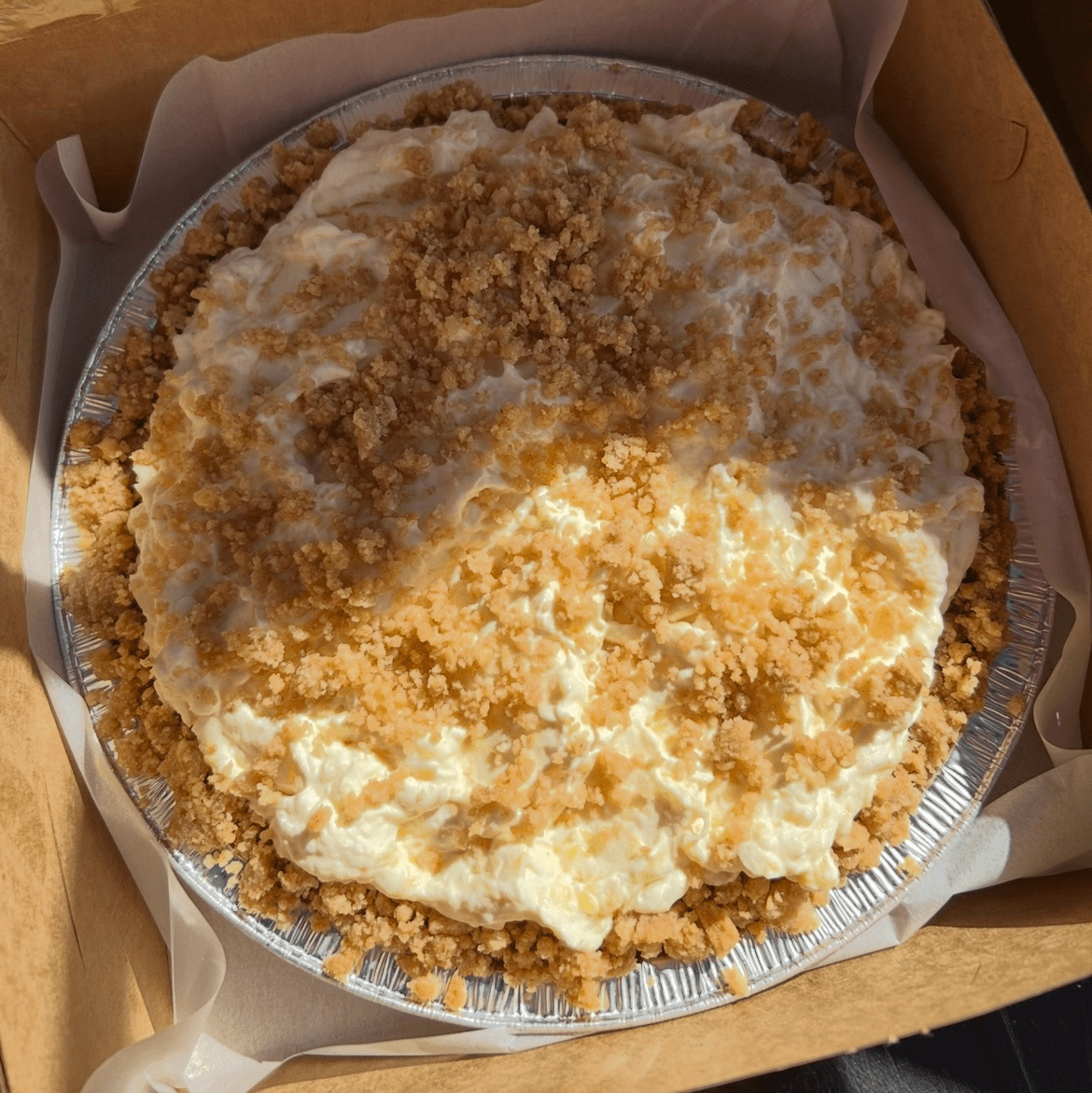 Pineapple Cream Pie (Eleanor) 9”.