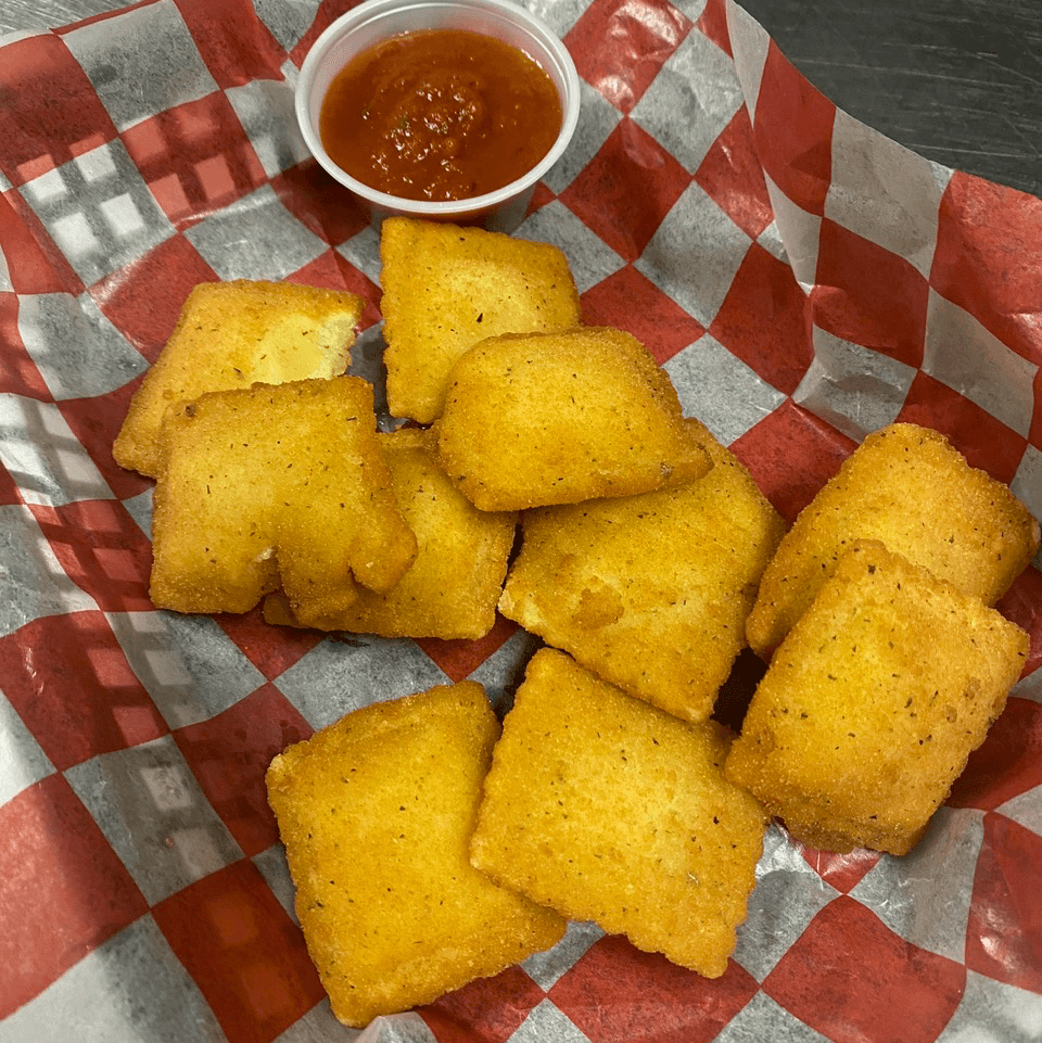 Toasted Cheese Raviolis.