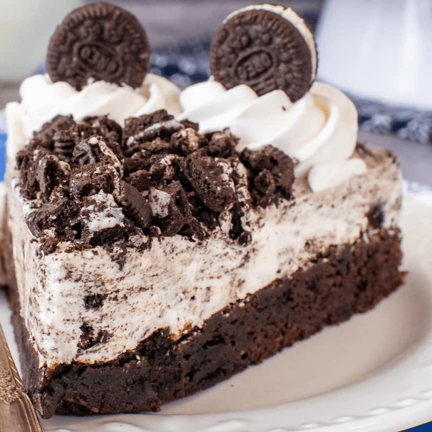 Oreo Mousse Cake.
