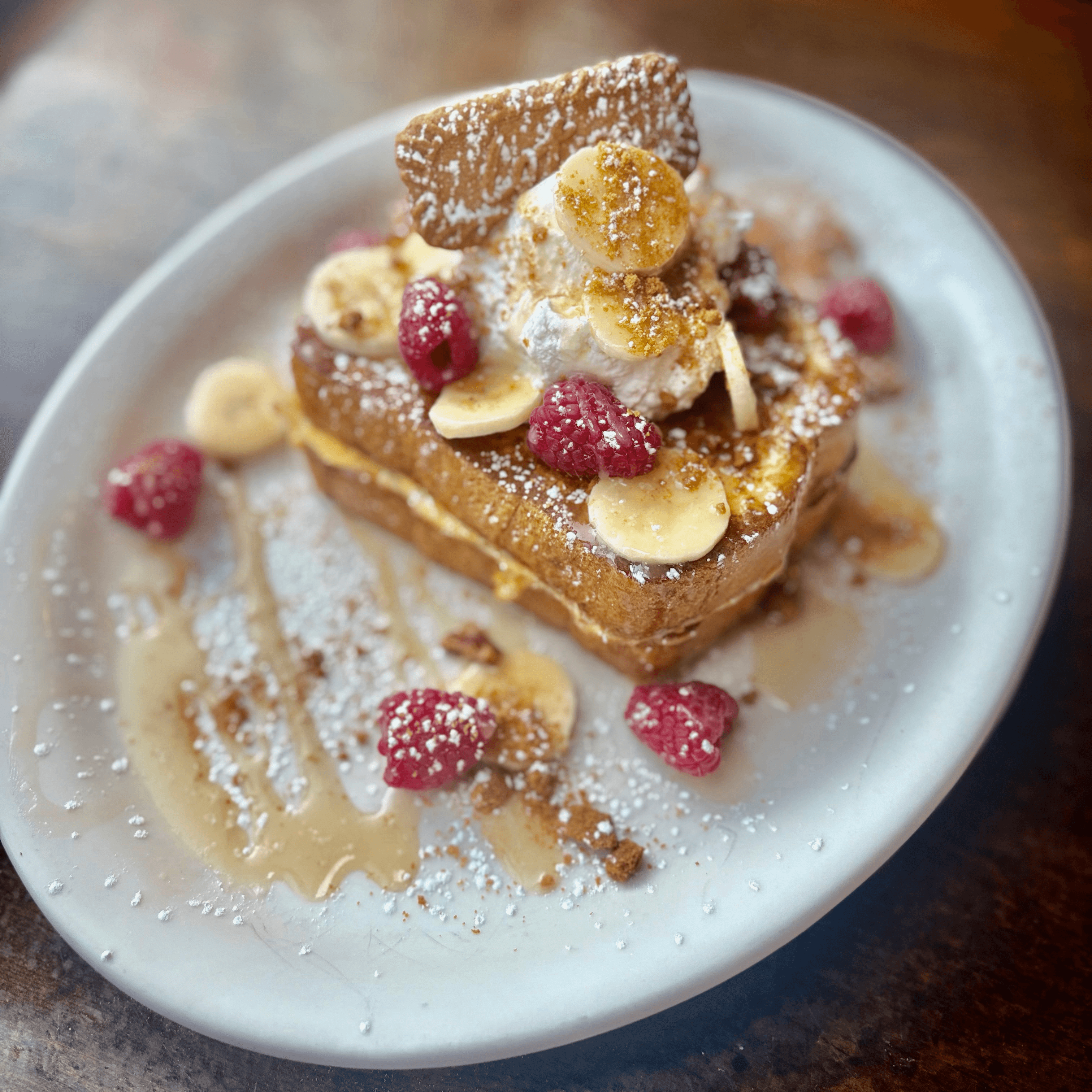 TRU Signature Stuffed French Toast.