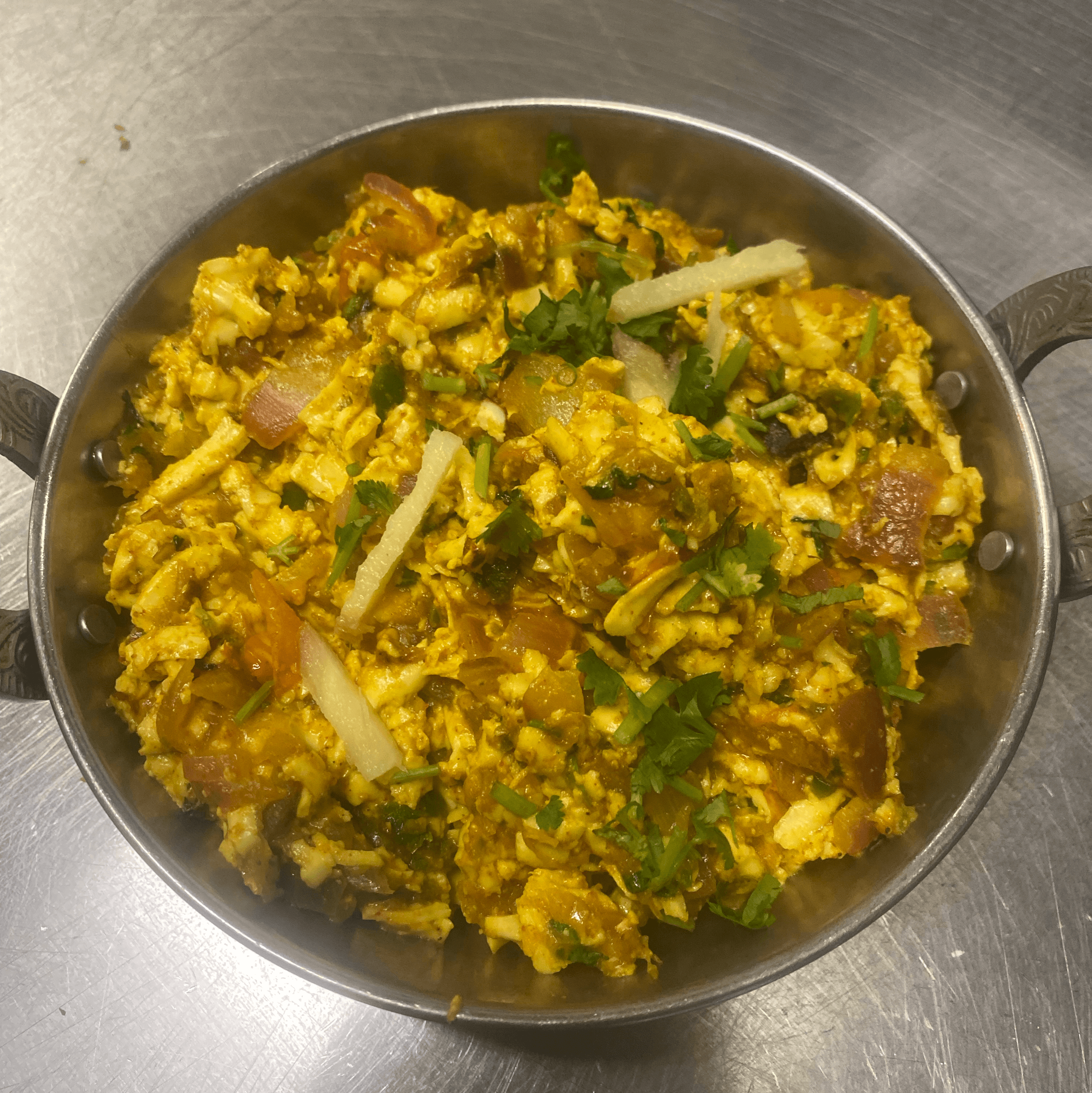 Paneer Bhurji.