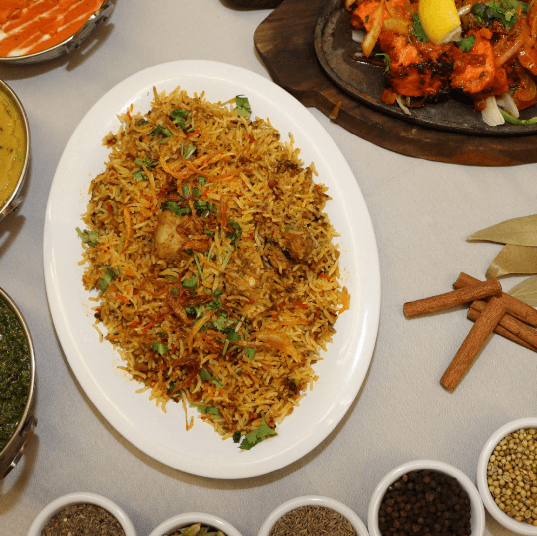 Mixed Vegetable Biryani.