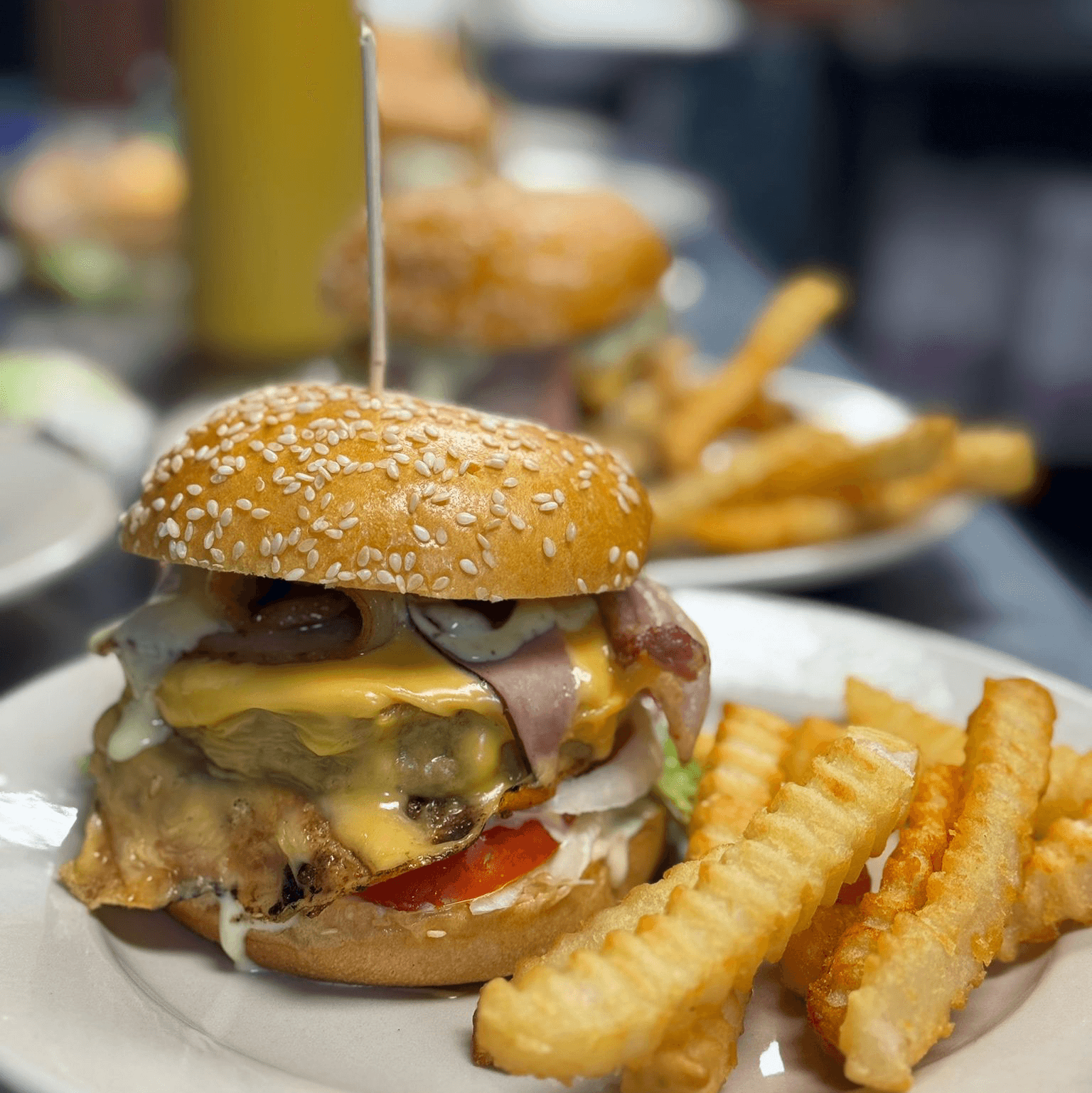 Burger Venezuelan Style.