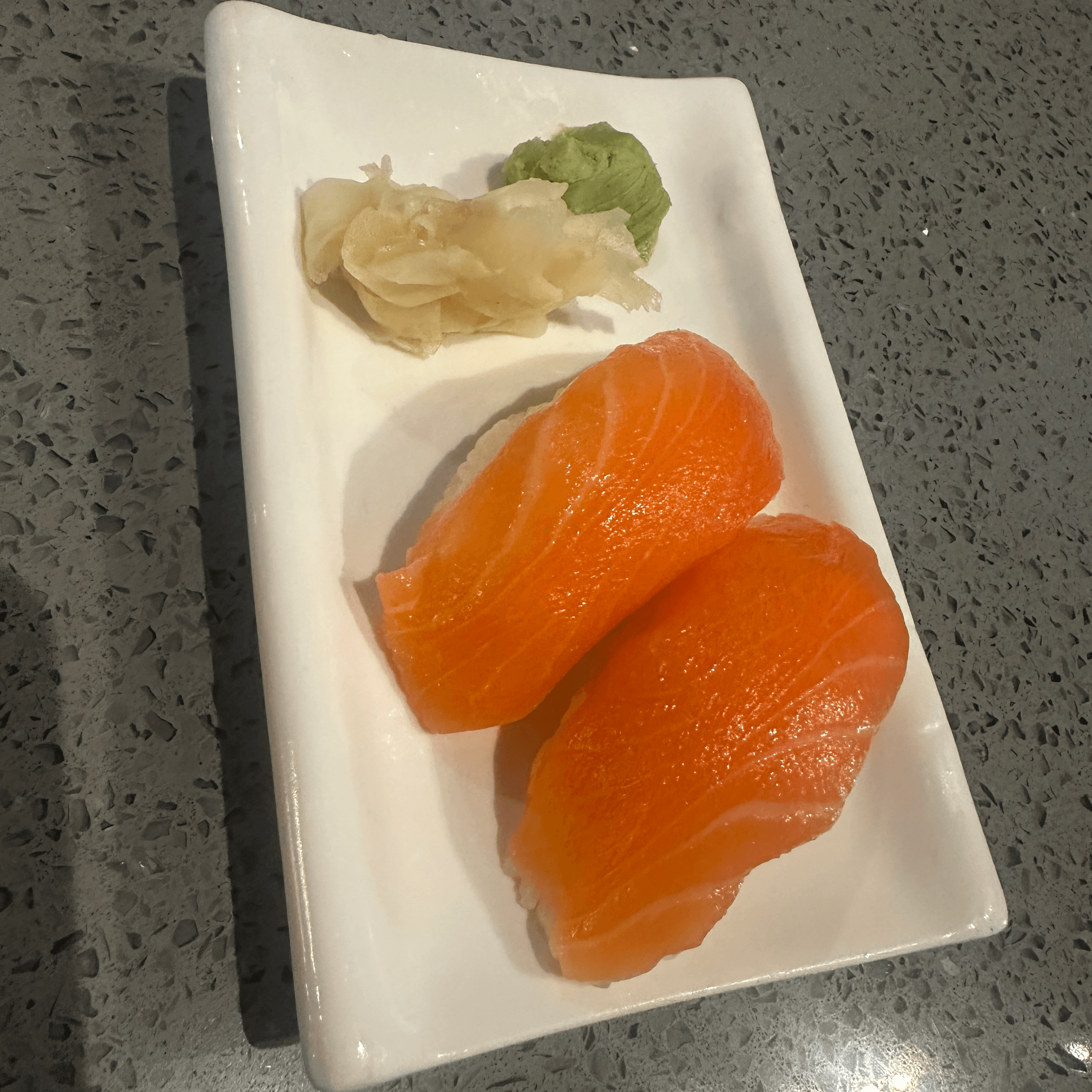 SALMON NIGIRI.
