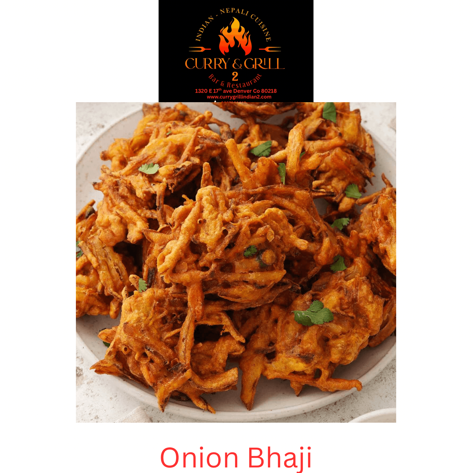 Onion Bhaji.
