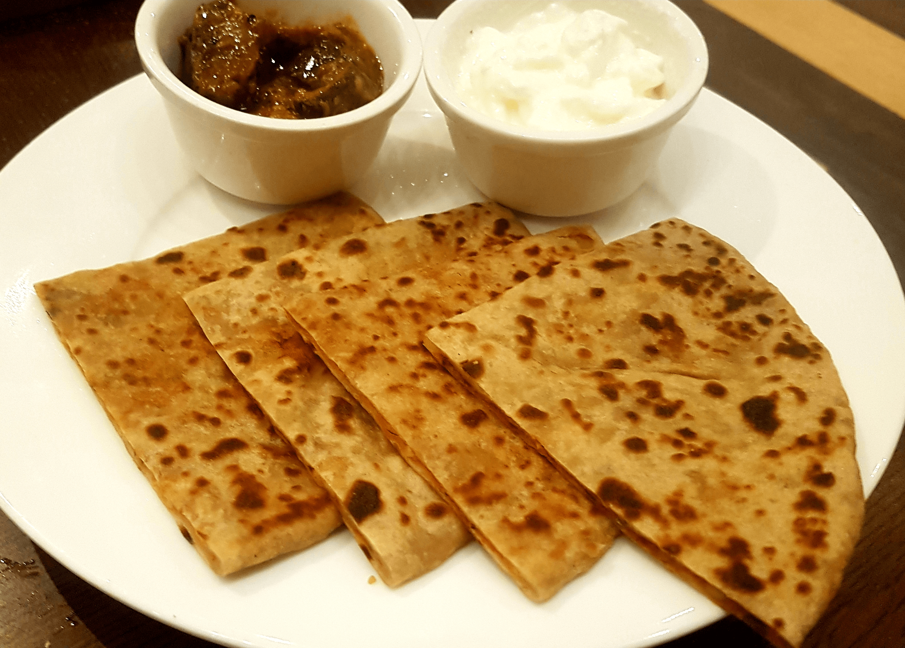 Aloo Paratha.