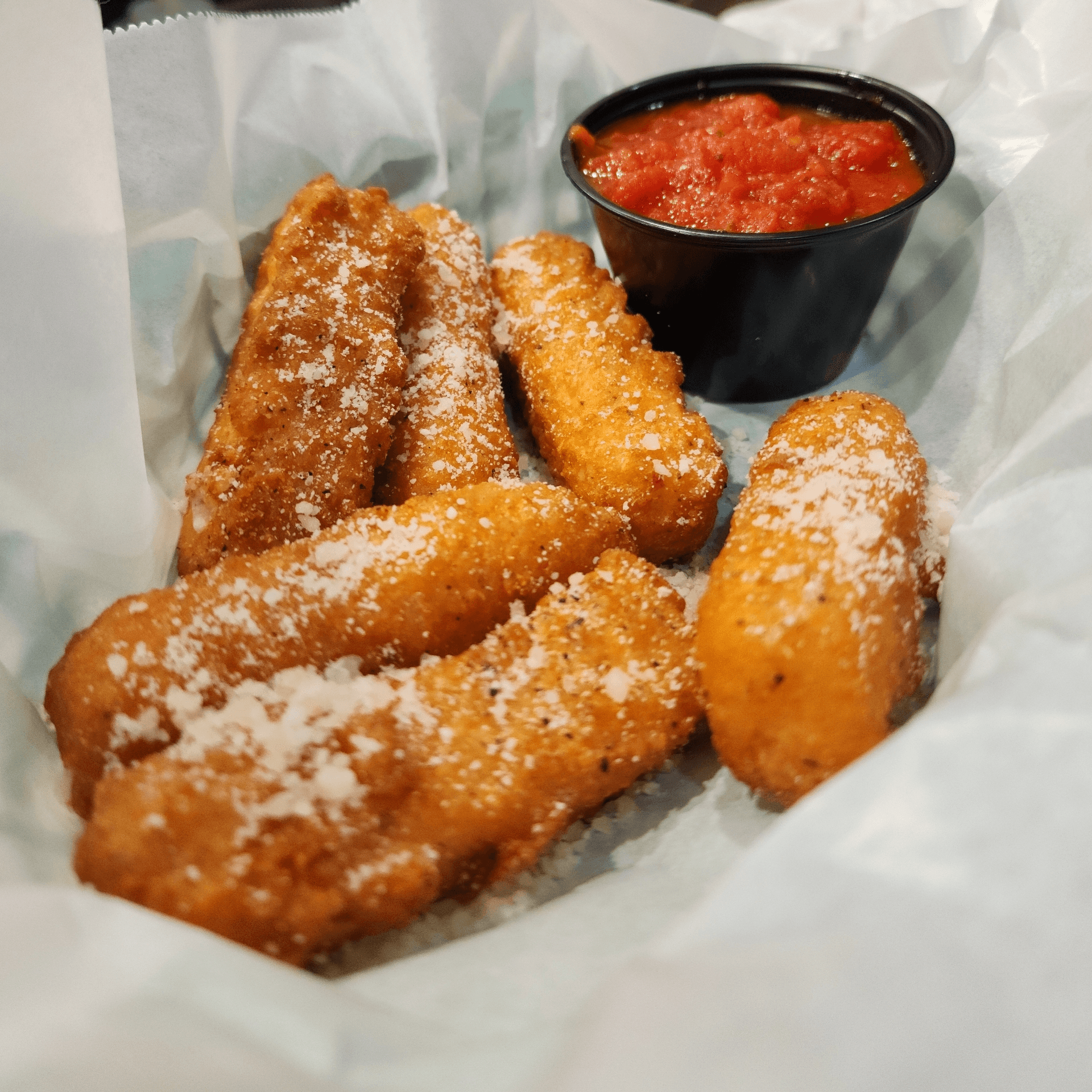 Mozzarella Sticks.