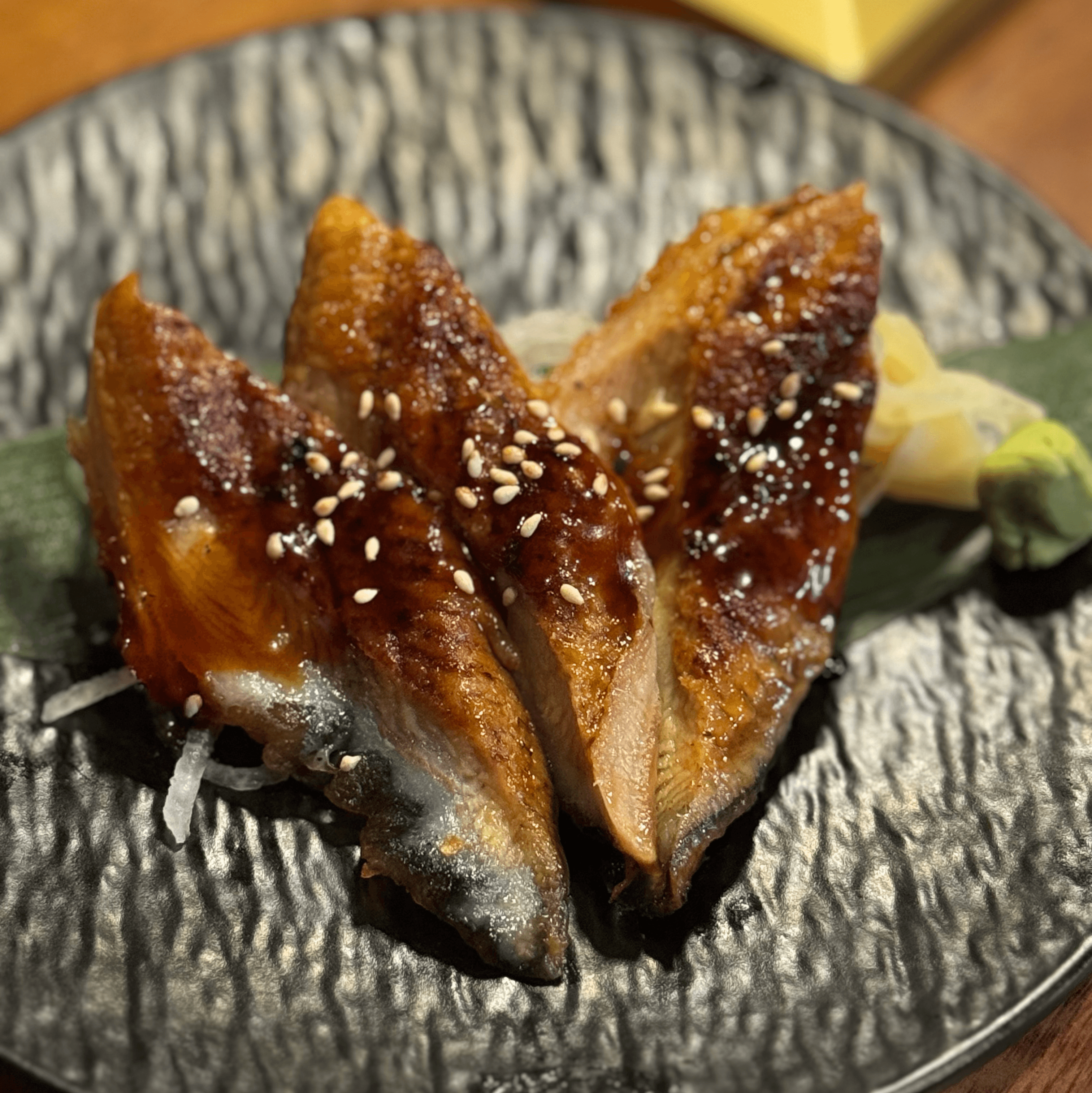 Eel Sashimi.