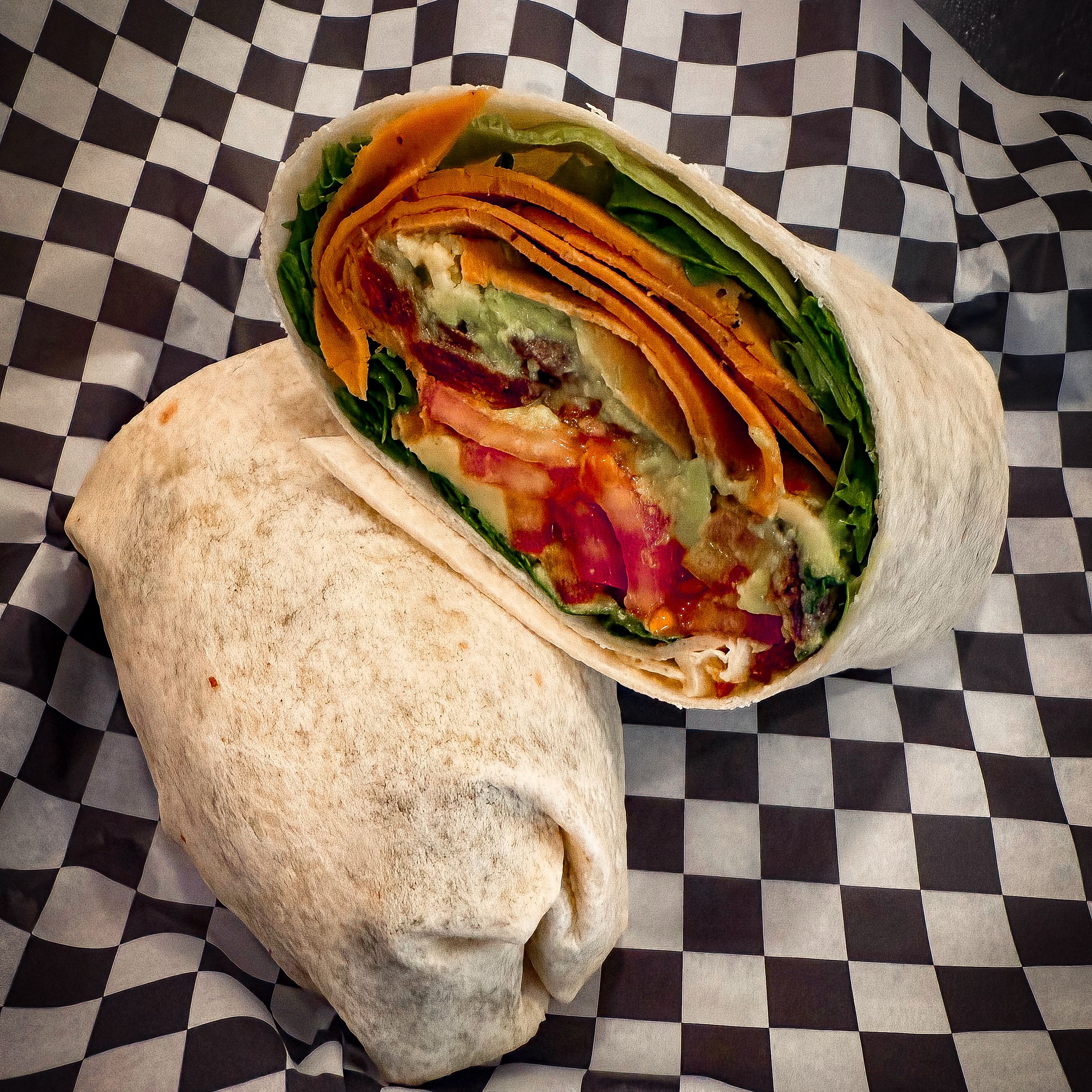 Turkey Bacon Avocado Wrap.