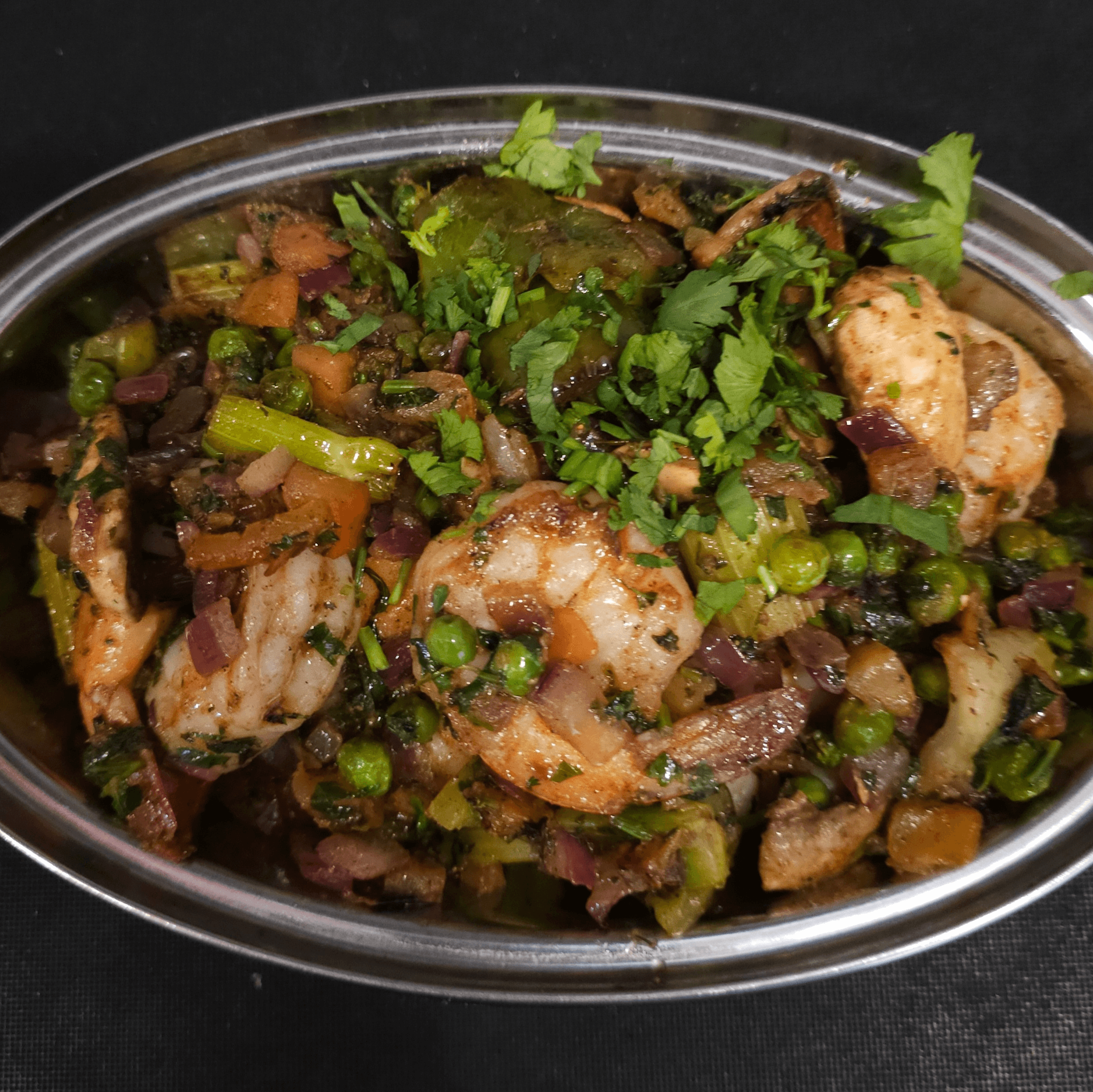 Shrimp Bhuna.