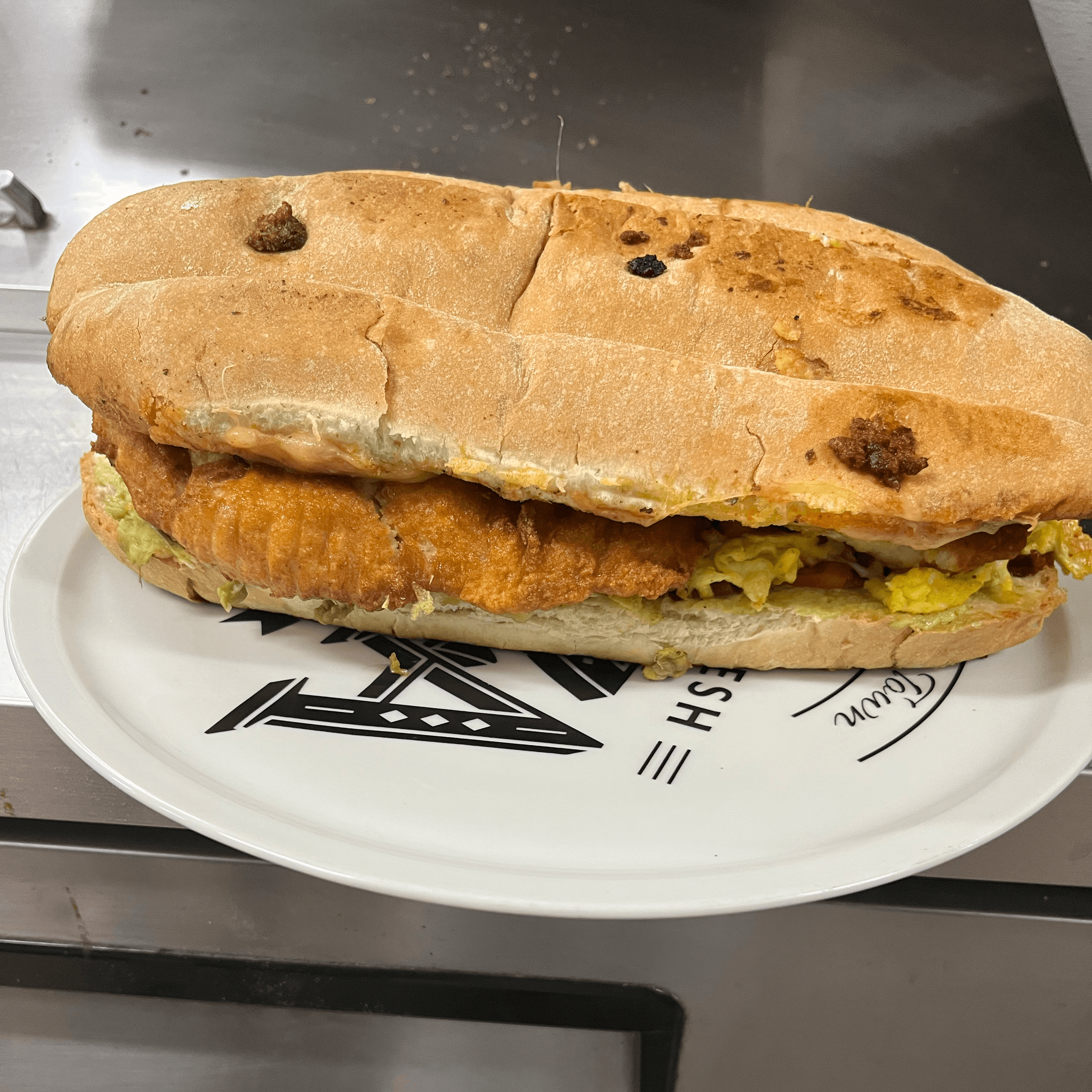Chicken Milanesa Torta.