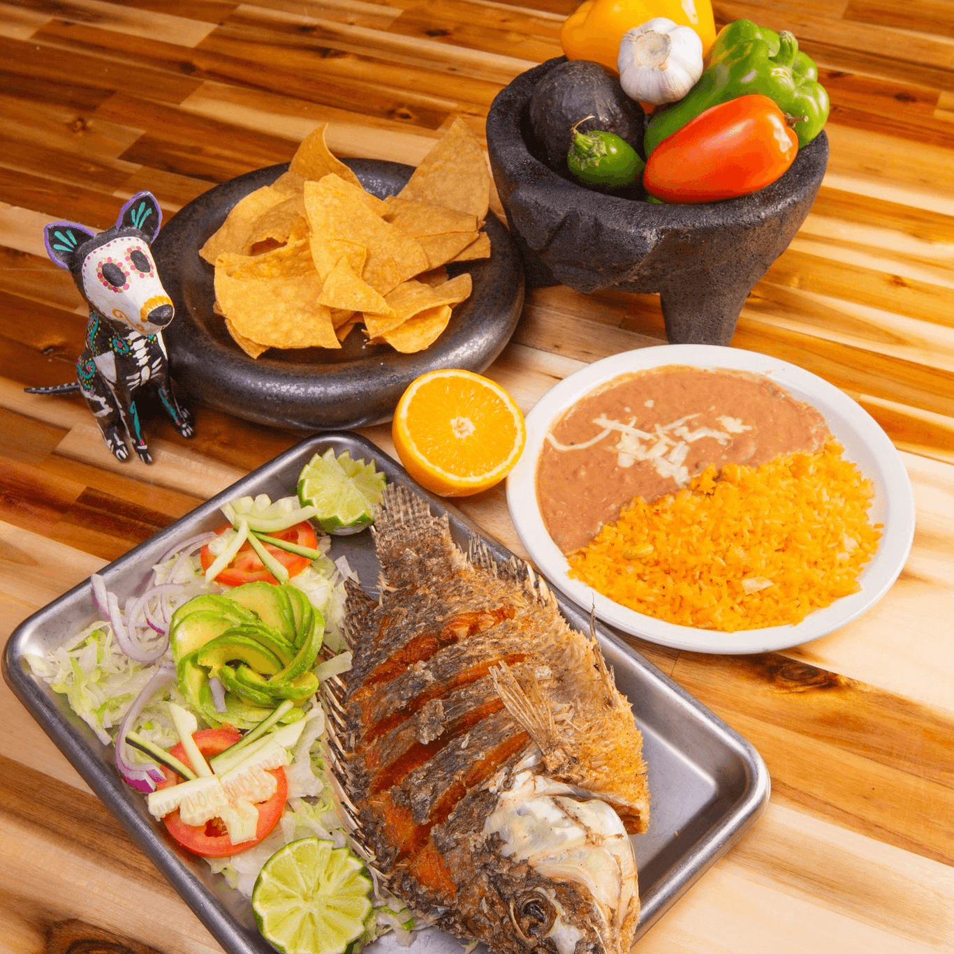 Mojarra Frita or A La Diabla.