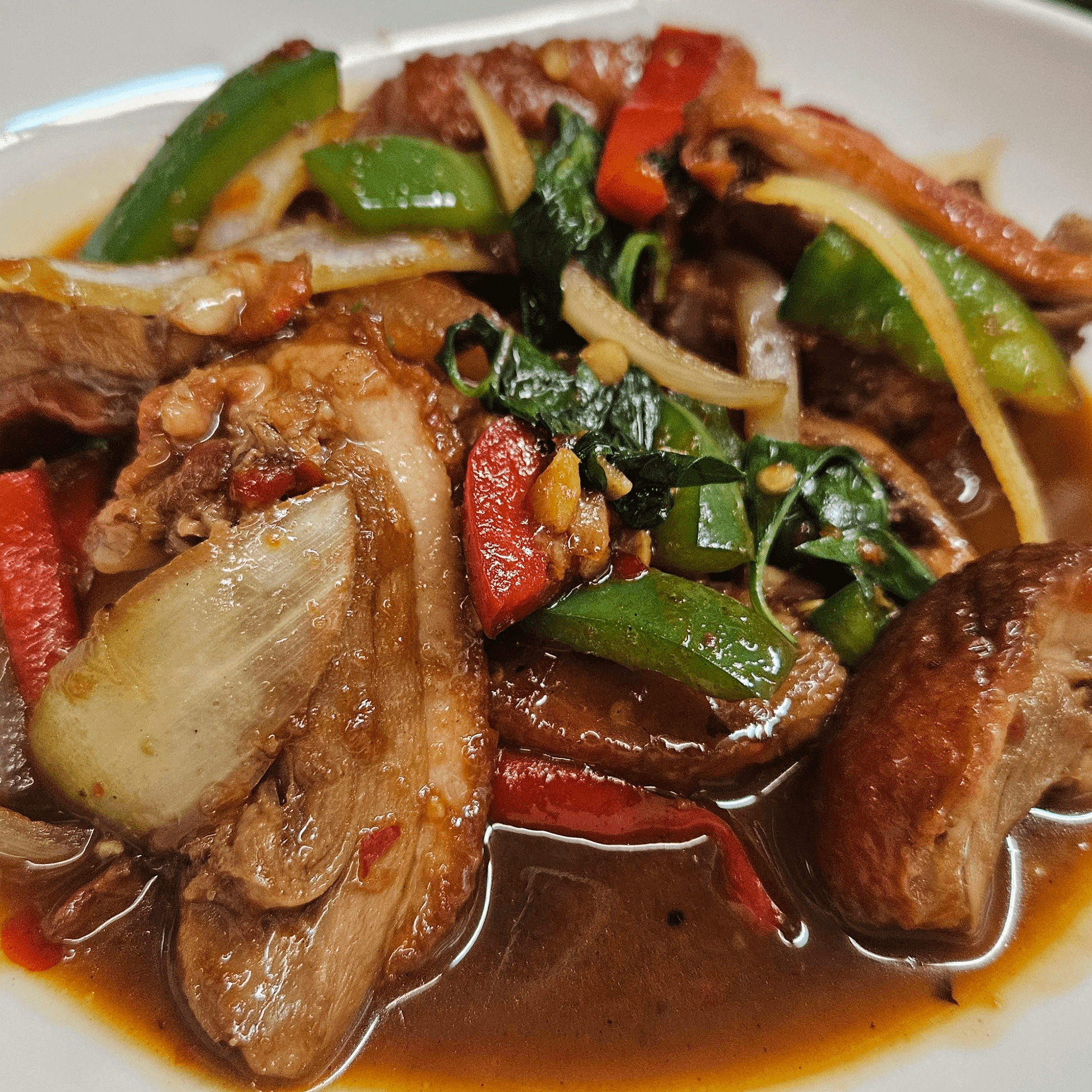 SP19. Basil Roasted Duck.