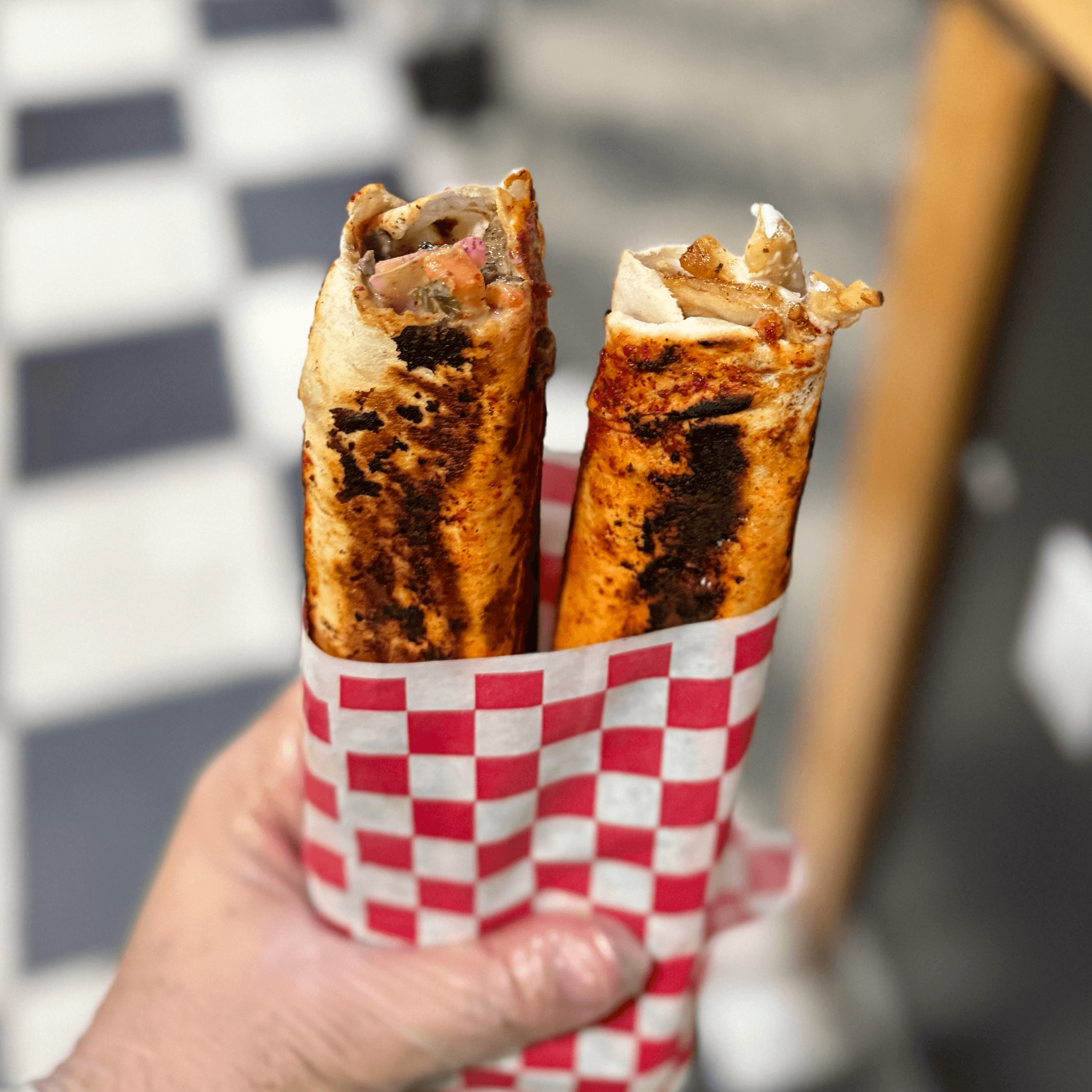 Viral Crunchy Beef Shawarma Wrap (Amo Amjed Wrap).