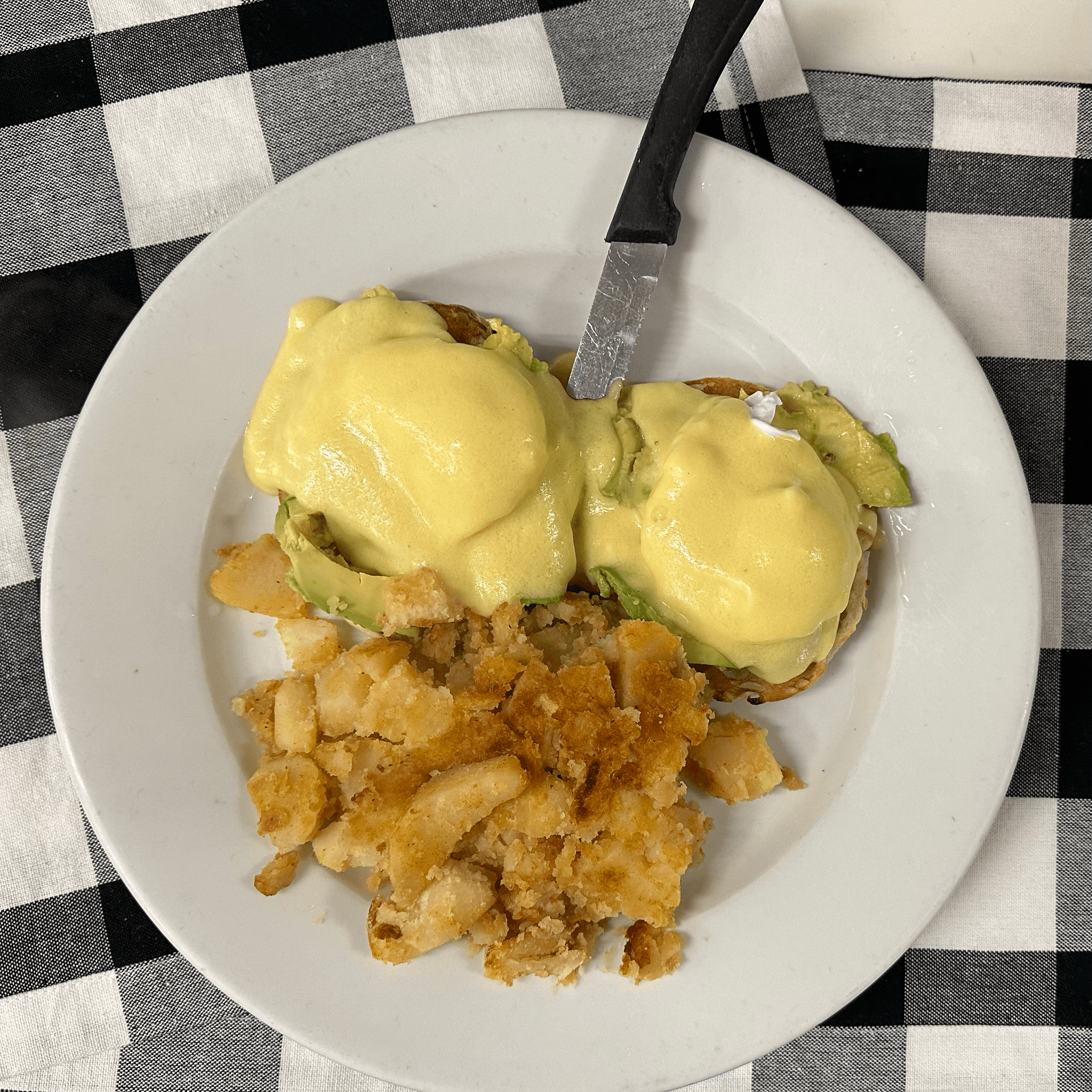 Avocado Benedict.