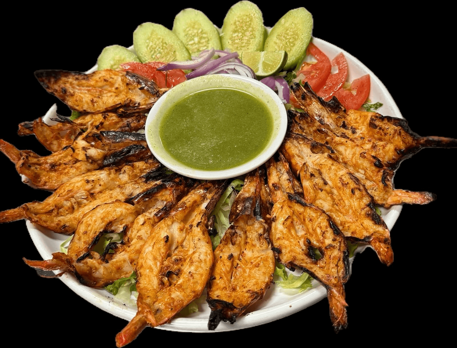 Camarones Zarandeados.