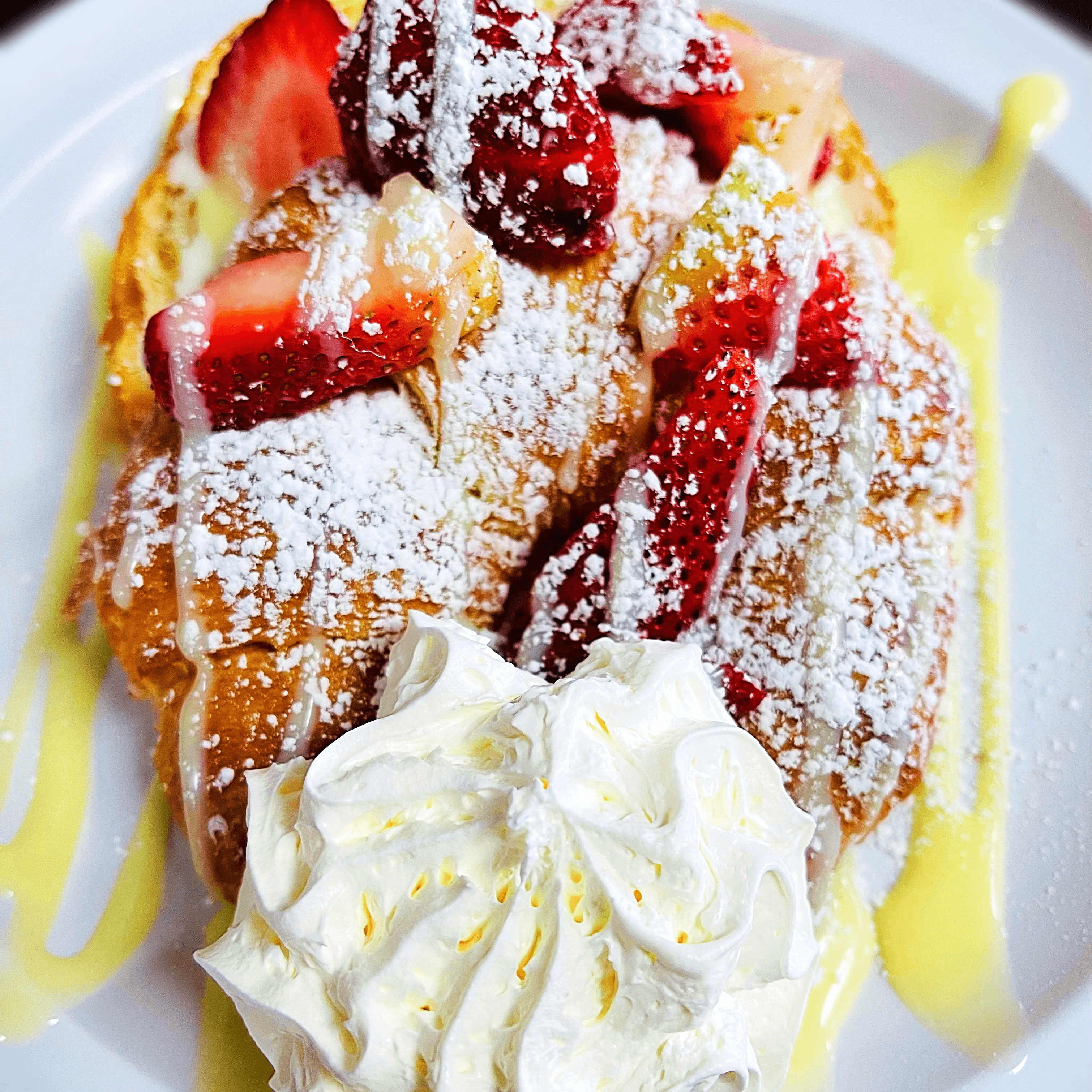 Strawberry Nutella Cream Cheese Croissant.