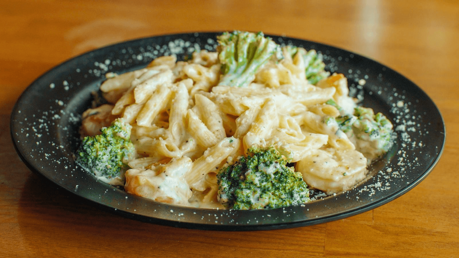 Penne Shrimp Broccoli.