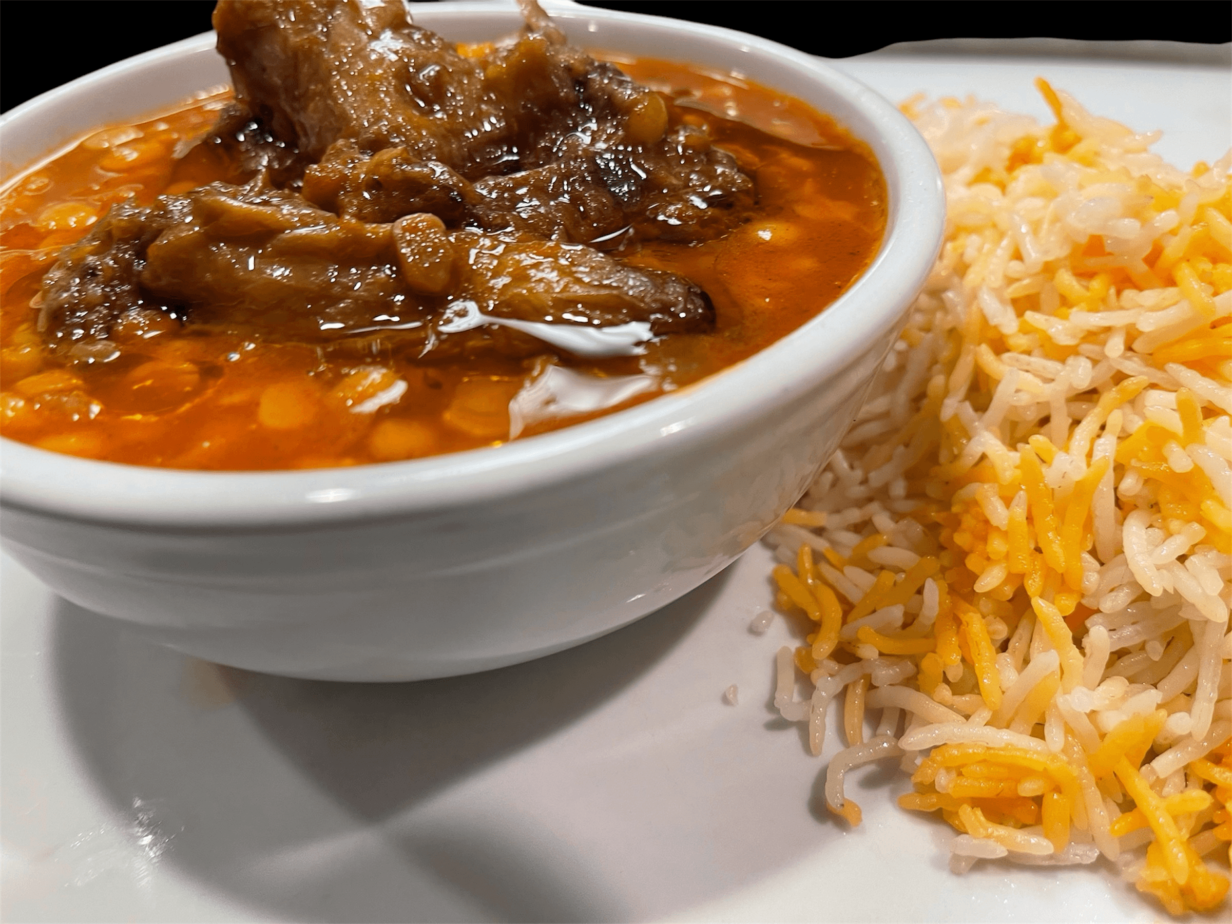 Gheymeh Bademjan (GF, VG).