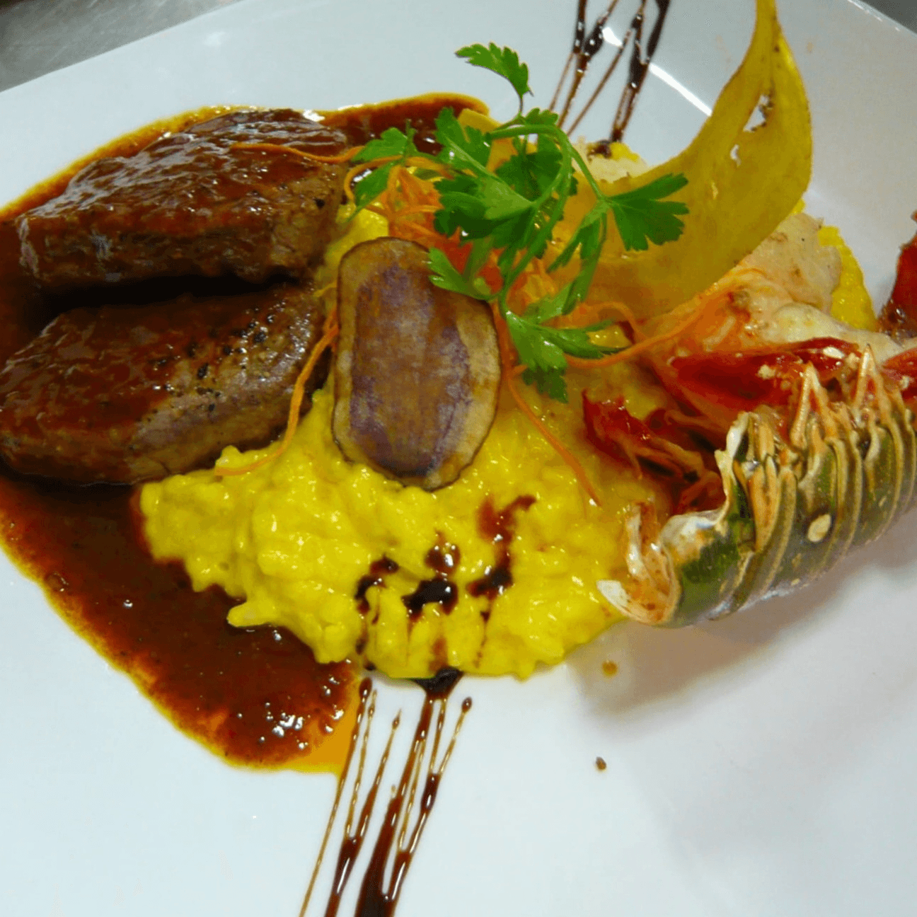 Risotto Mar Y Tierra.