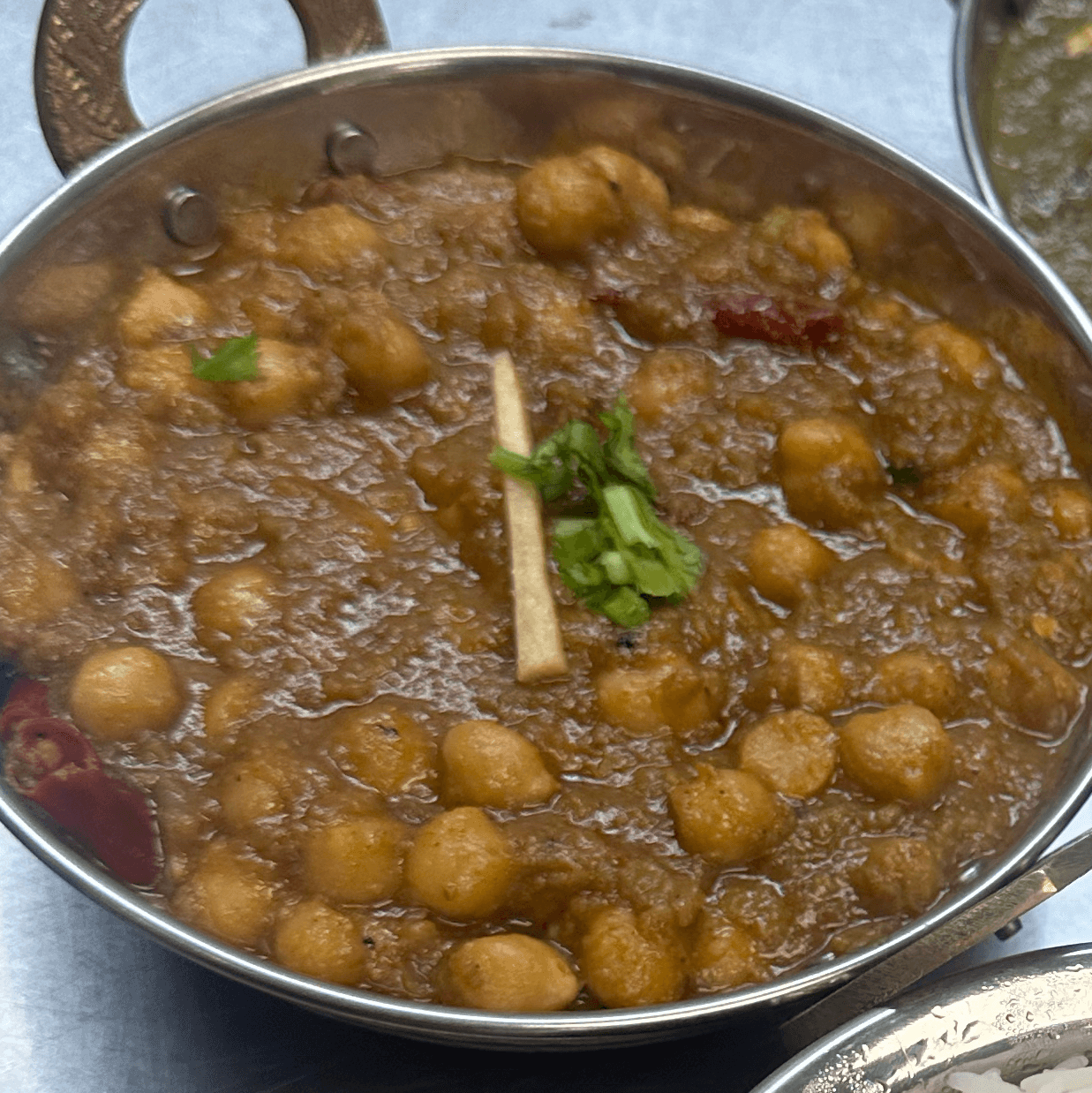 Chana masala.