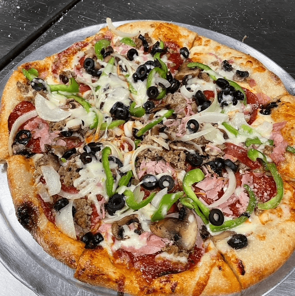 Buster's Brick House Pizza.