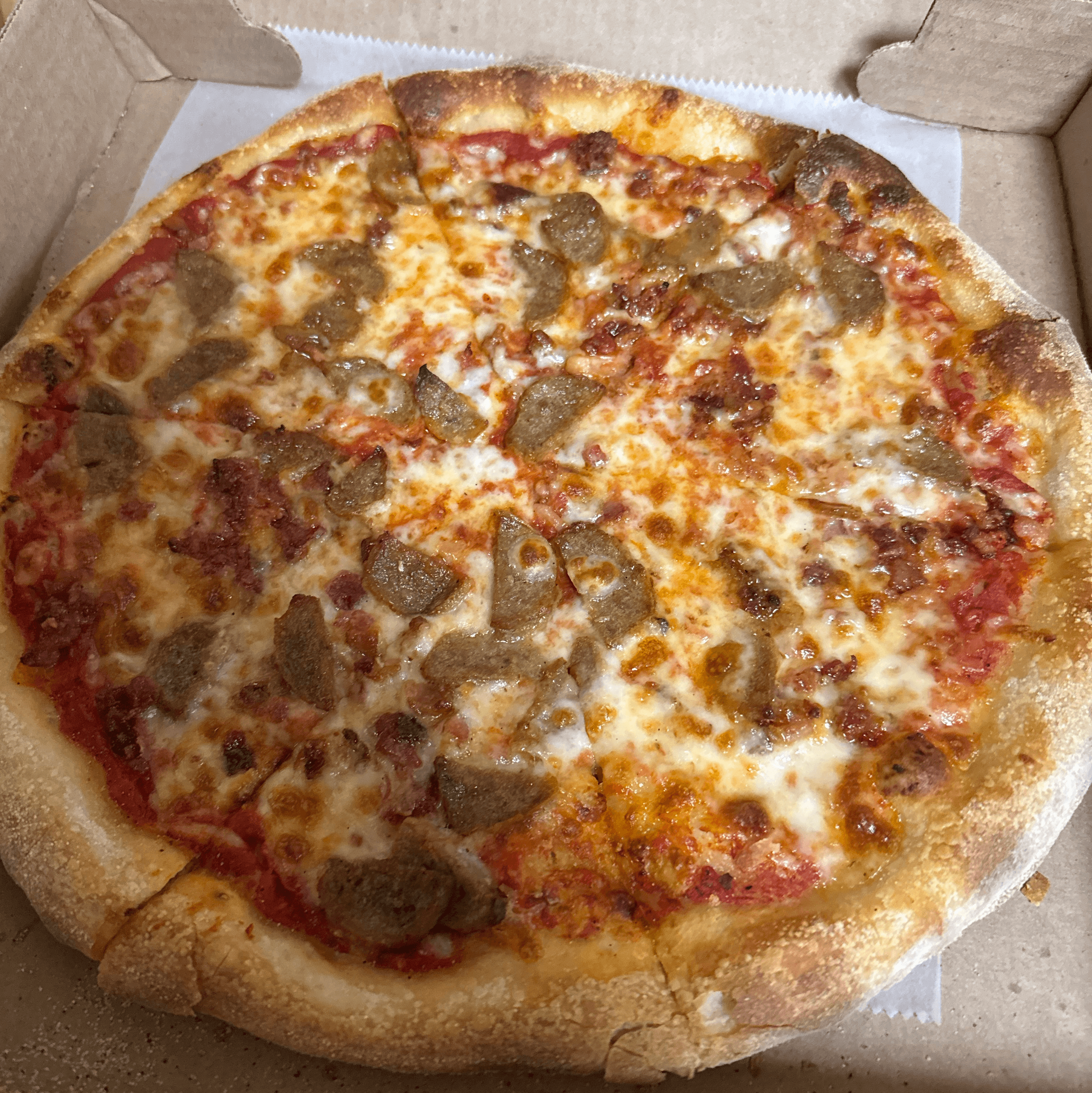 Medium Bacon Cheeseburger Pizza.