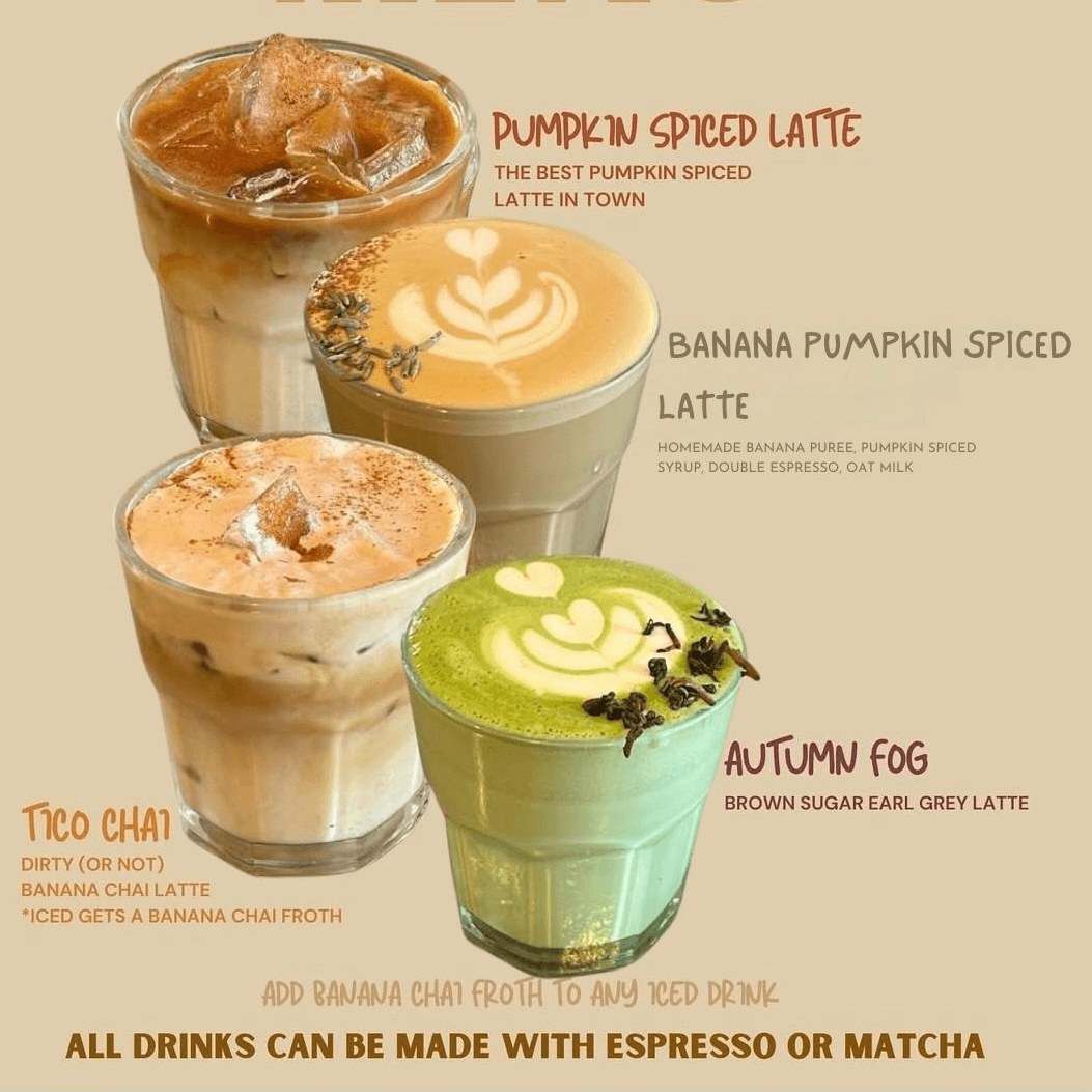 Banana Pumpkin Spice Latte.