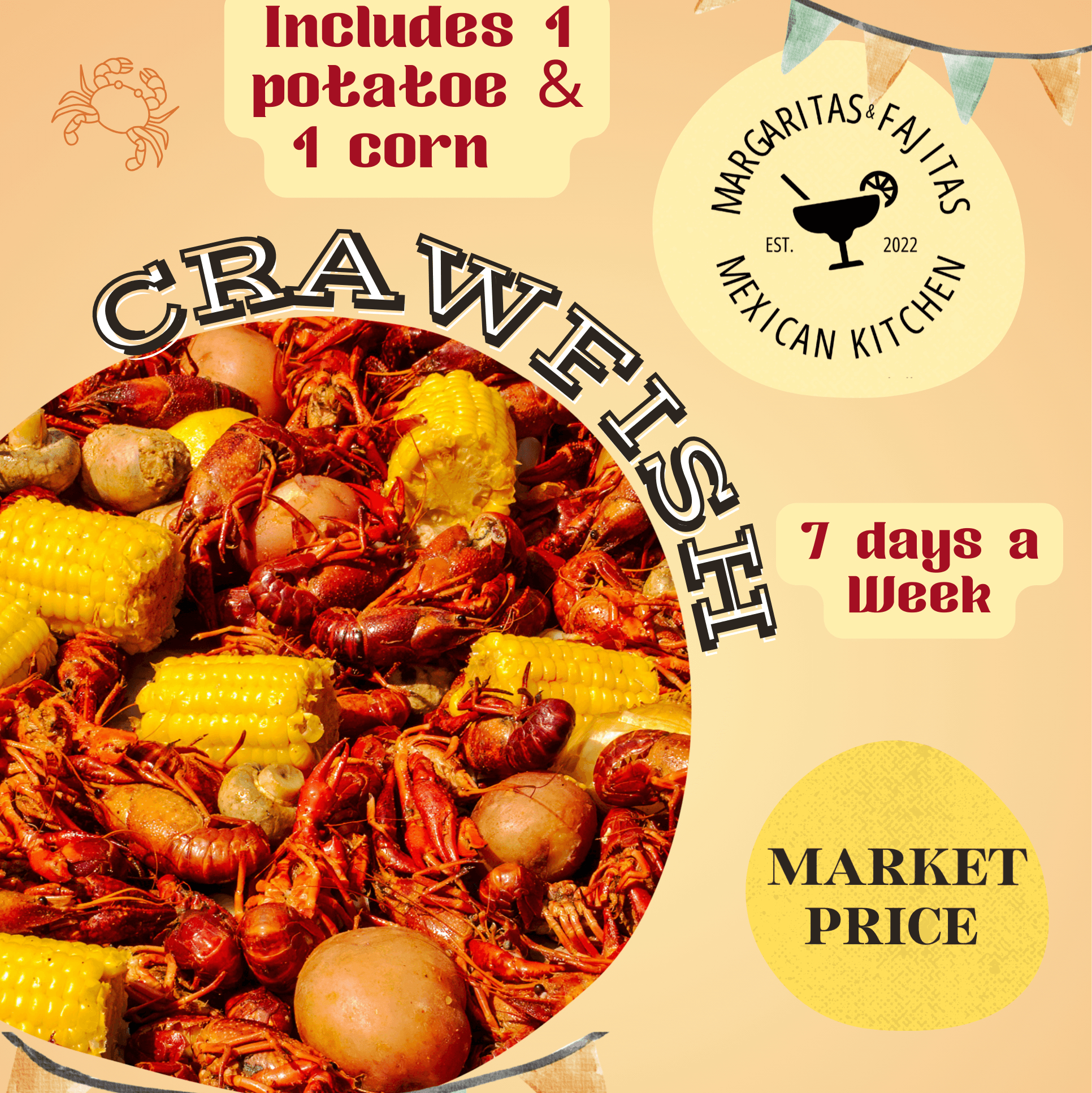 2 pounds of Crawfish 🦞.