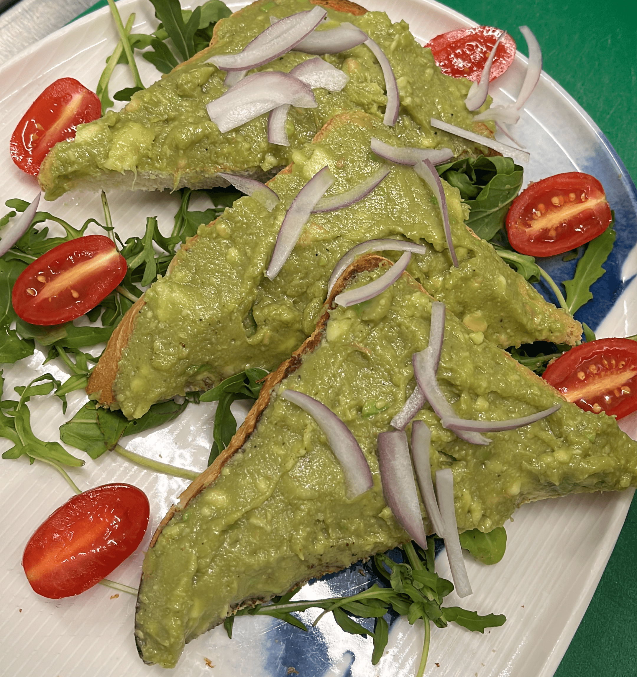 Avocado Sandwich (Open Face Sandwich).