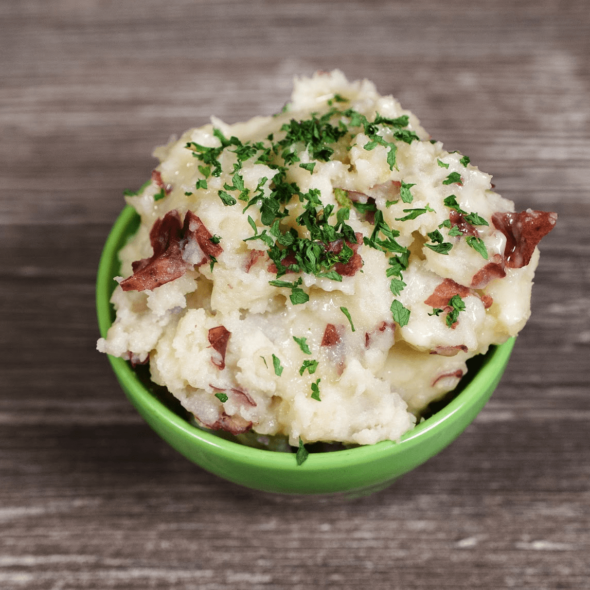 Red Skin Mashed Potatoes.
