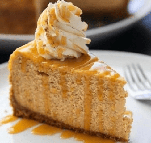 Pumpkin Cheesecake.