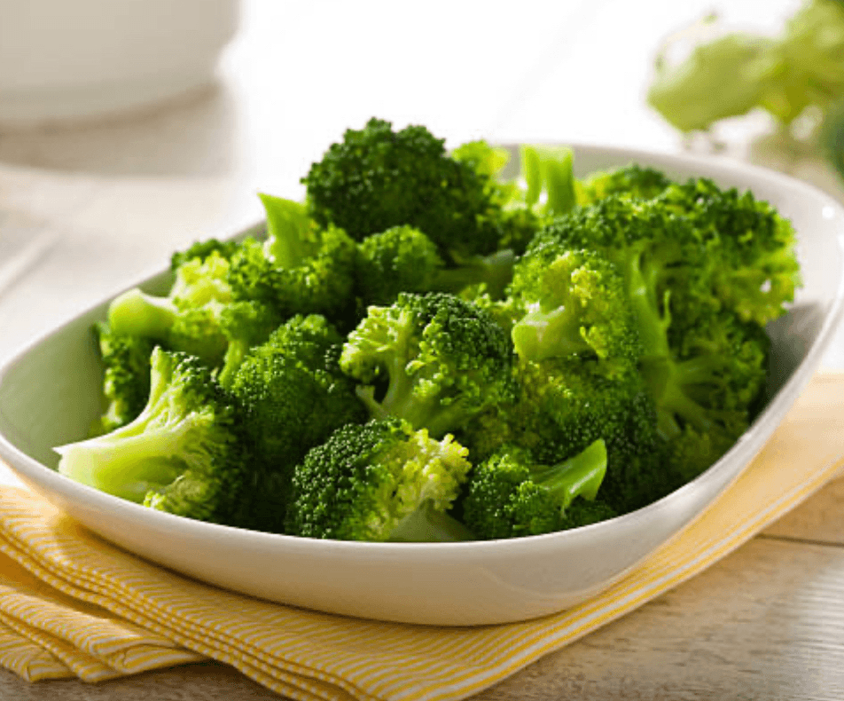 Fresh Steamed Broccoli.