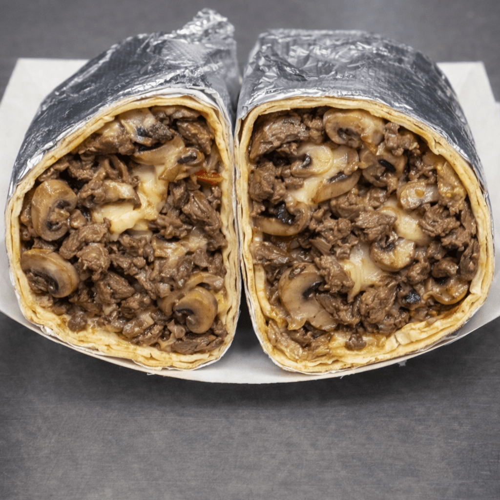 Steak & Mushroom Wrap.