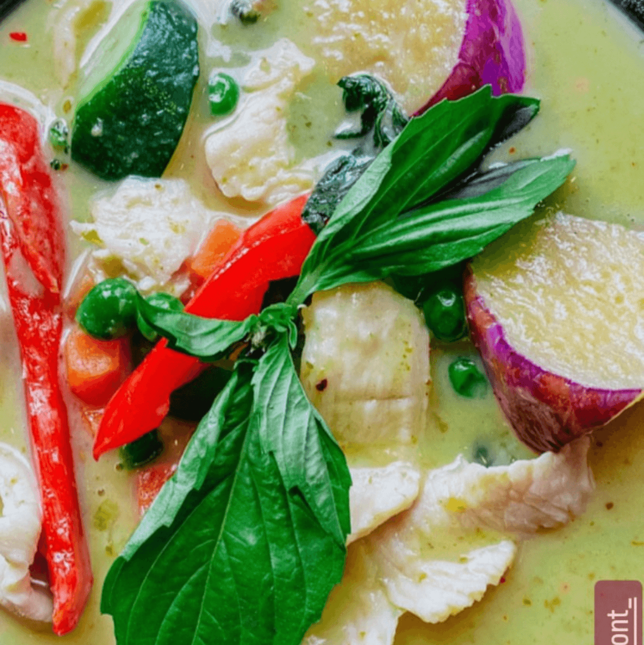 Green Curry Noodle.